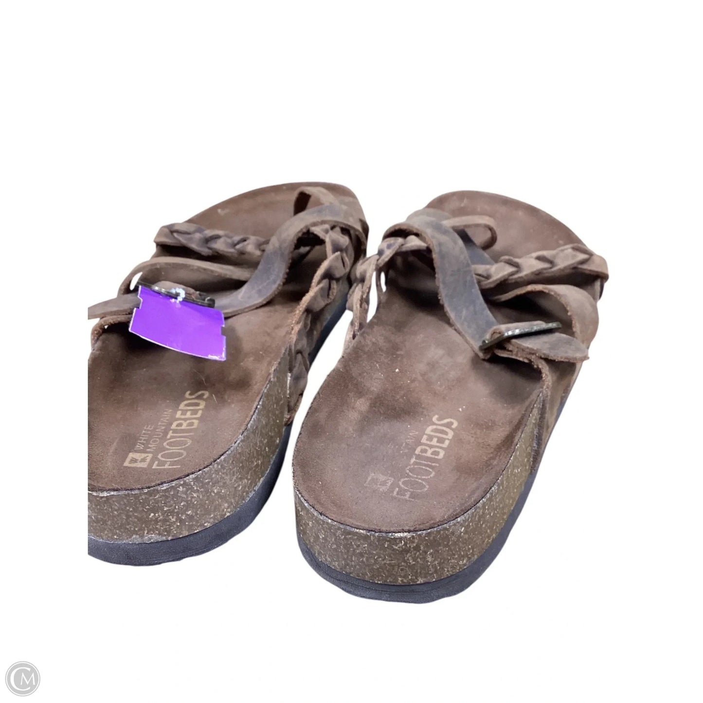 Sandals Flats By White Mountain In Brown, Size: 10