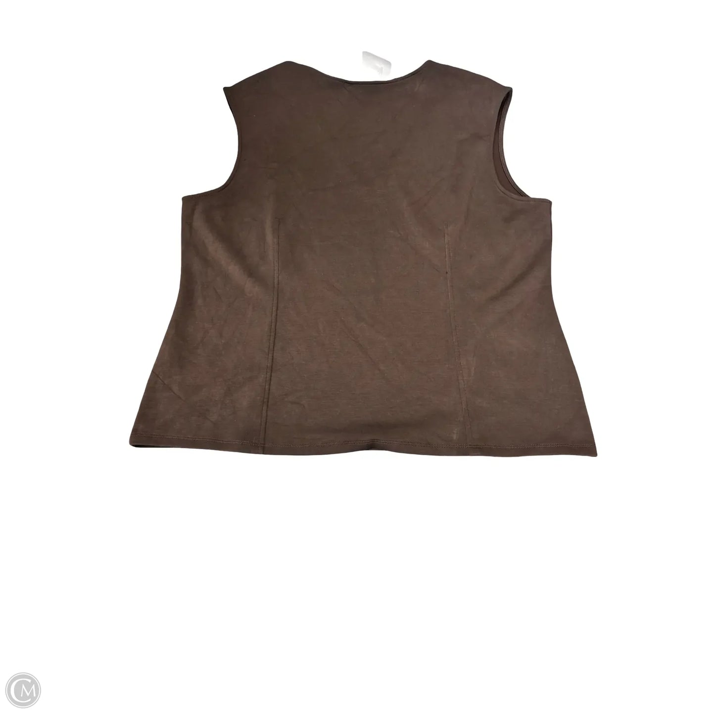 Top Sleeveless By Banana Republic In Brown, Size: Xxl