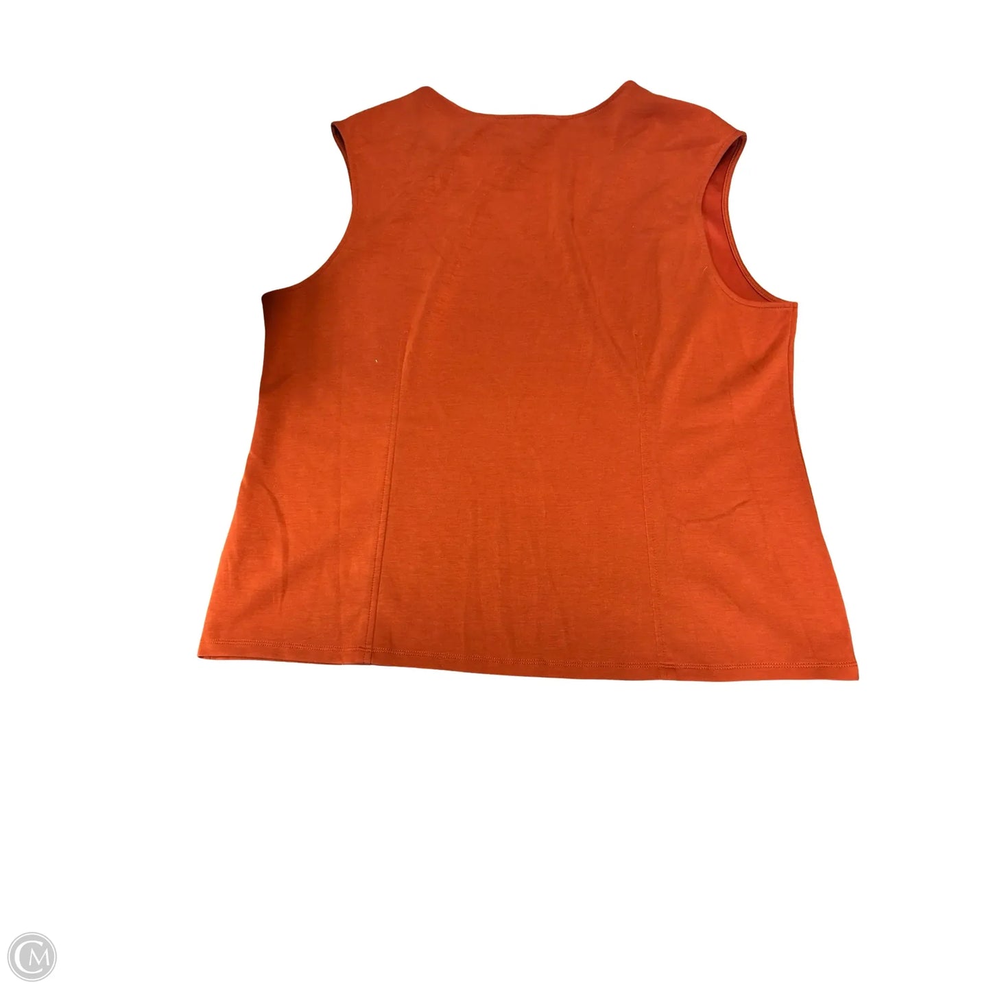 Top Sleeveless By Banana Republic In Orange, Size: Xxl