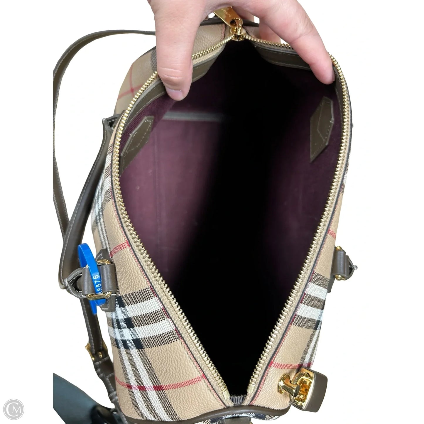 Handbag Luxury Designer By Burberry, Size: Medium