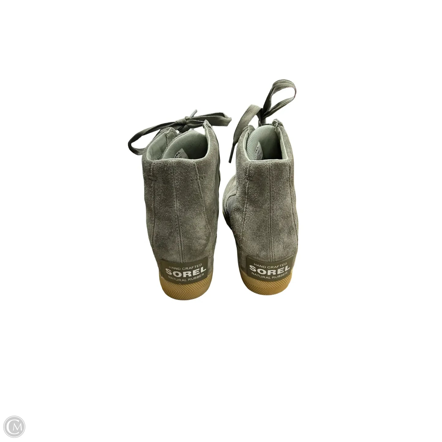 Boots Ankle Heels By Sorel In Green, Size: 10