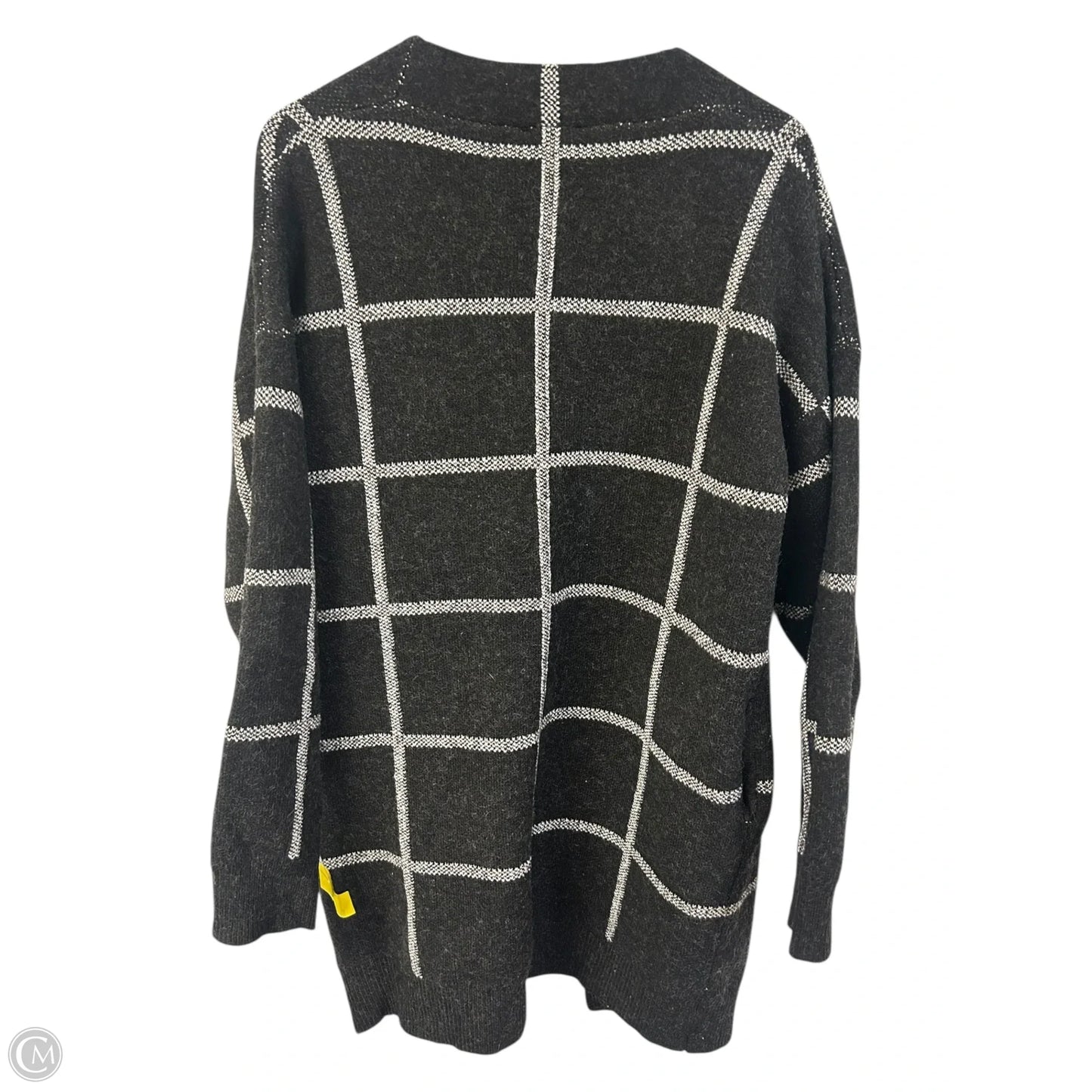 Cardigan By Lumiere In Black & White, Size: L