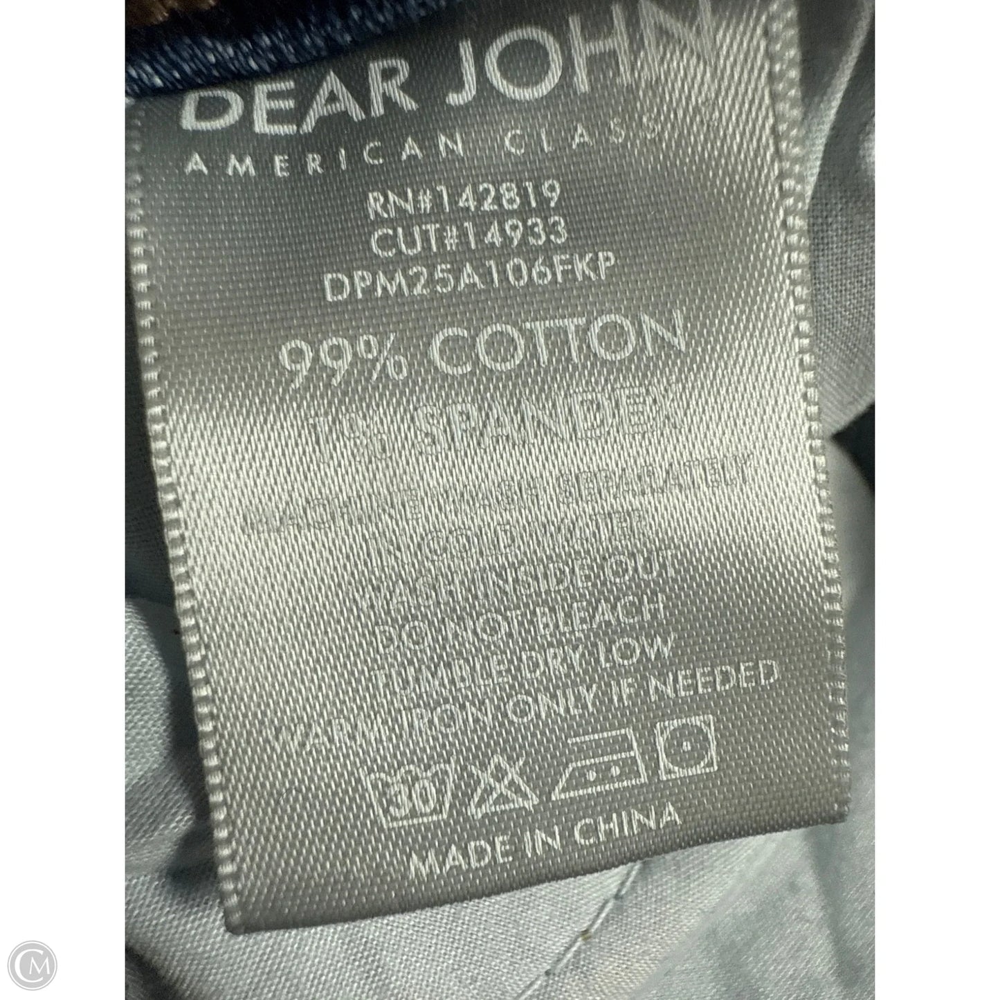 Jeans Straight By Dear John In Blue Denim, Size: 2
