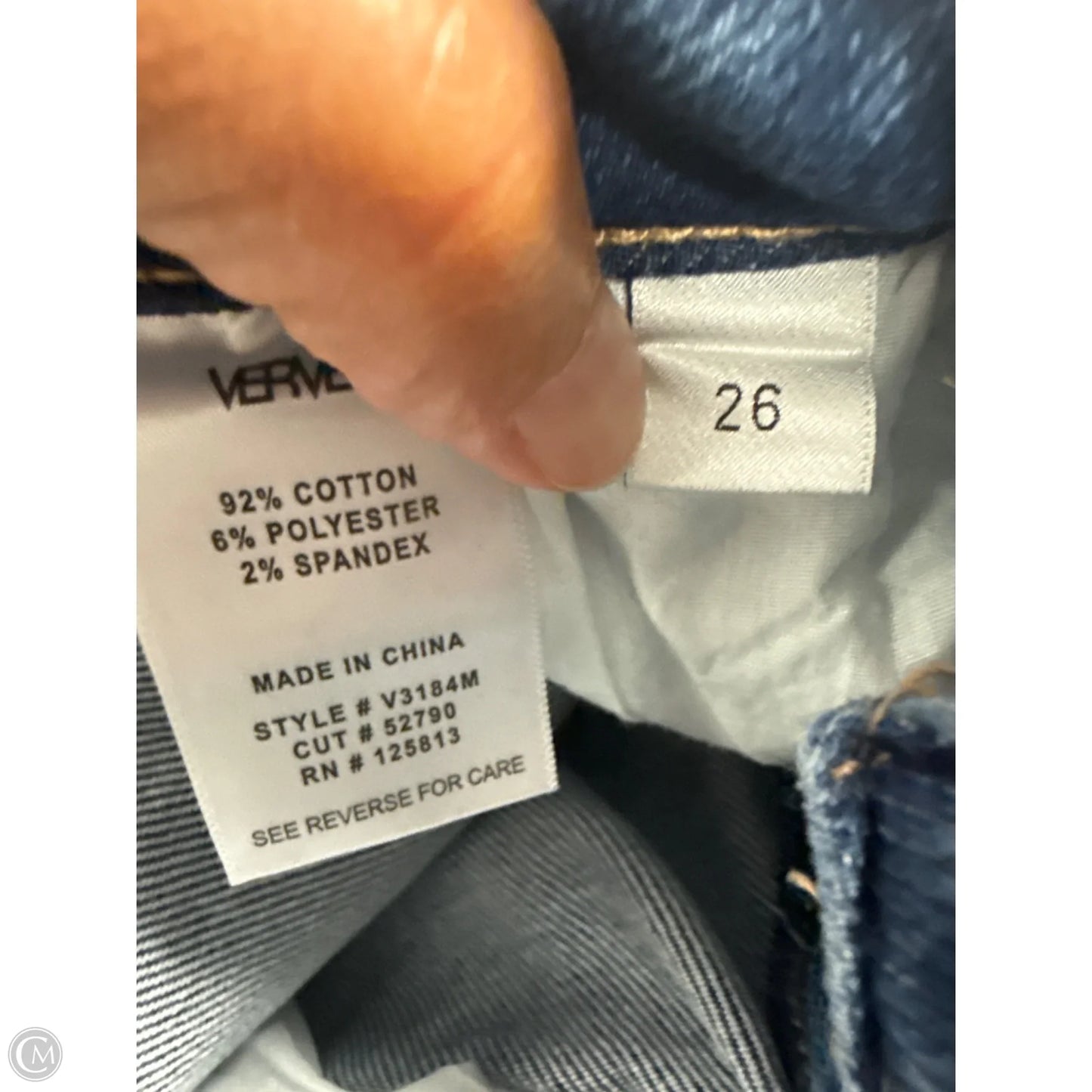 Jeans Skinny By Vervet In Blue Denim, Size: 2