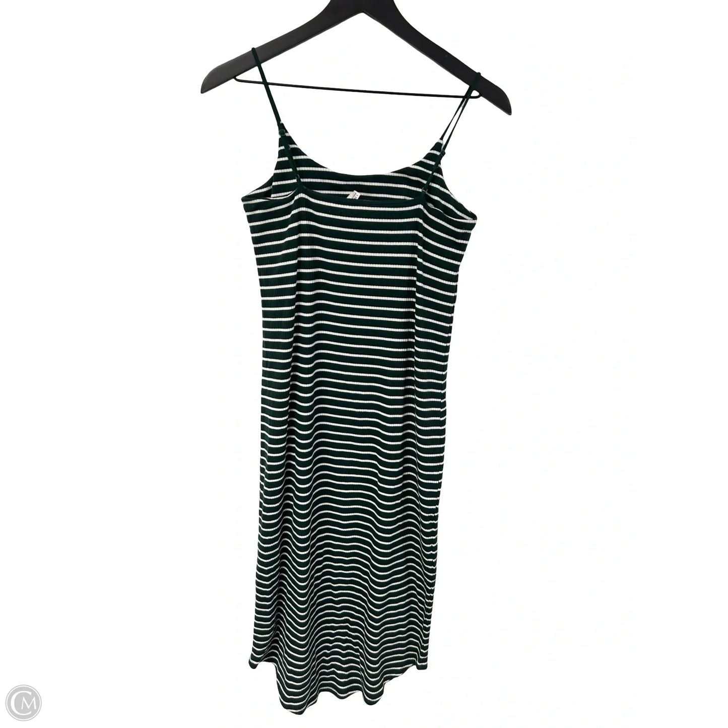 Dress Casual Maxi By Wishlist In Green & White, Size: S