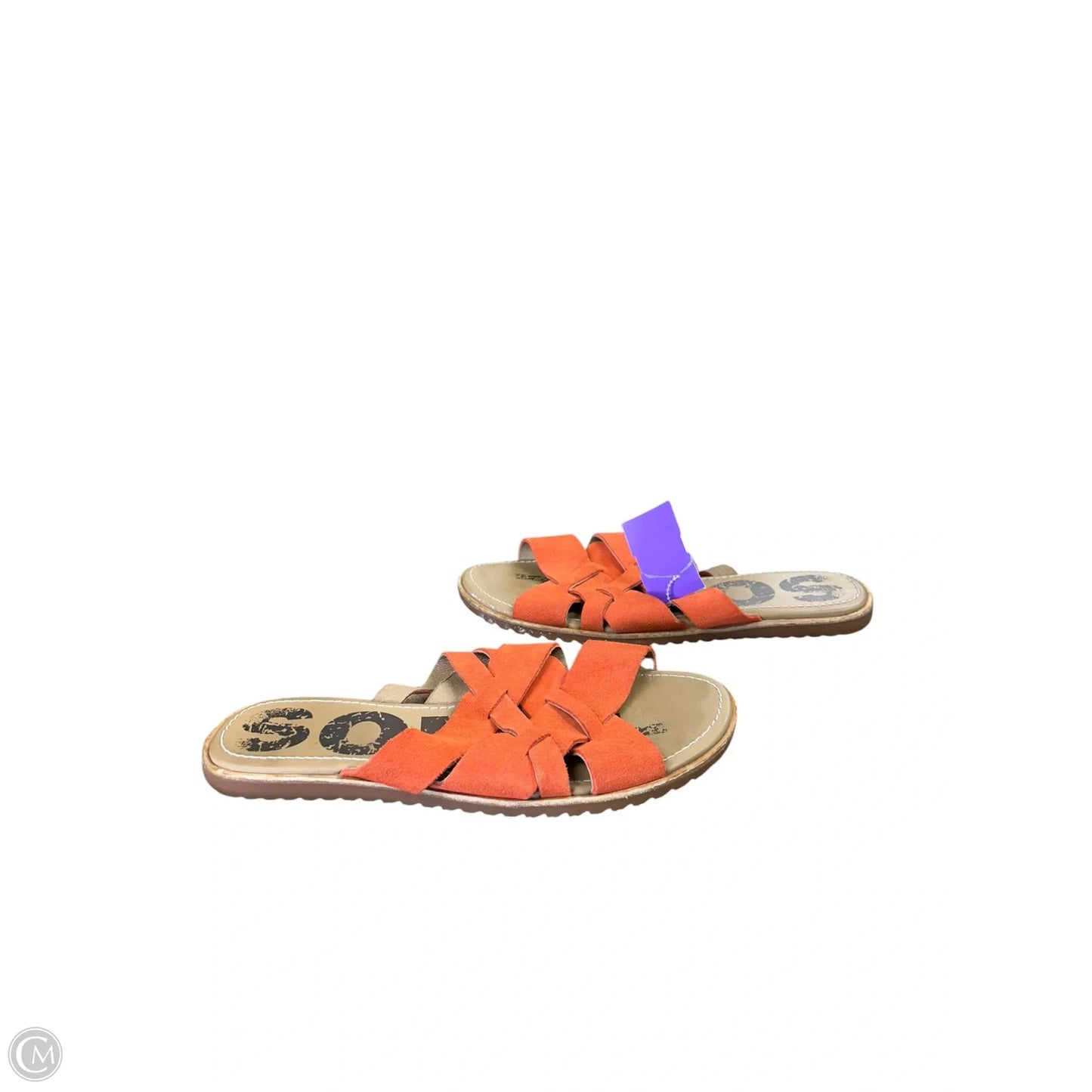 Sandals Flats By Sorel In Orange, Size: 8