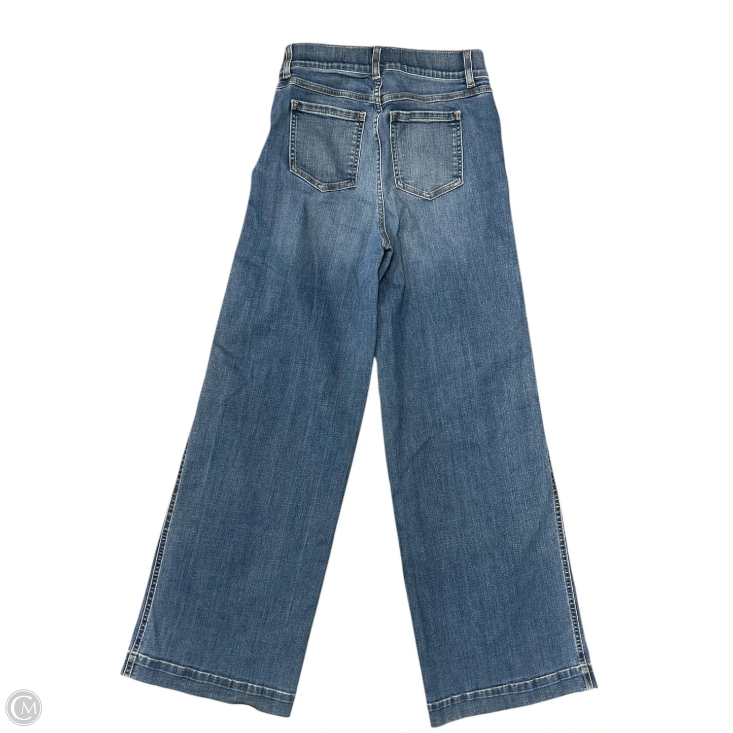 Jeans Wide Leg By Spanx In Blue Denim, Size: S