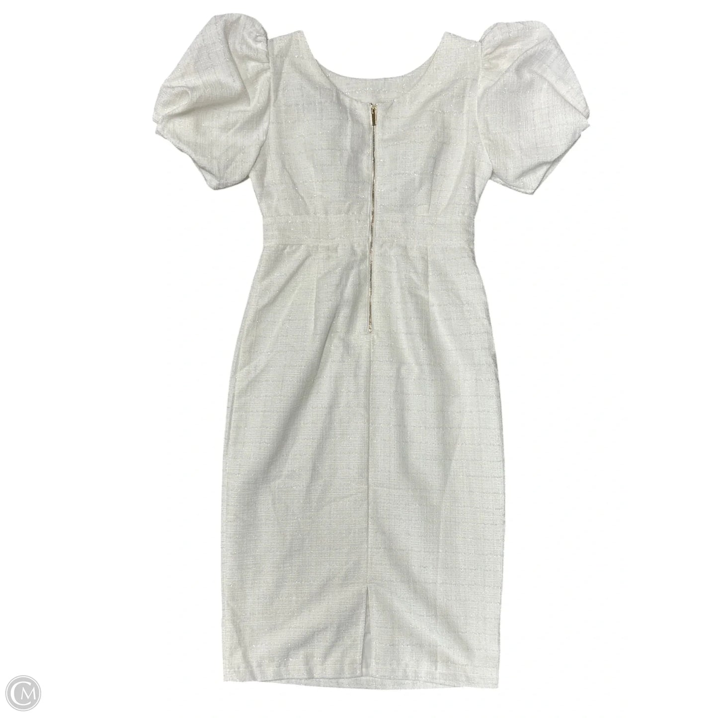 Dress Party Midi By Cmb In White, Size: S