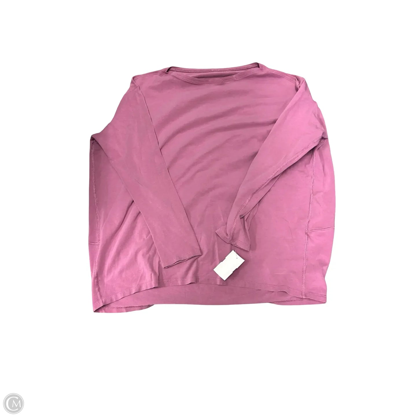 Top Long Sleeve By Lululemon In Pink, Size: M