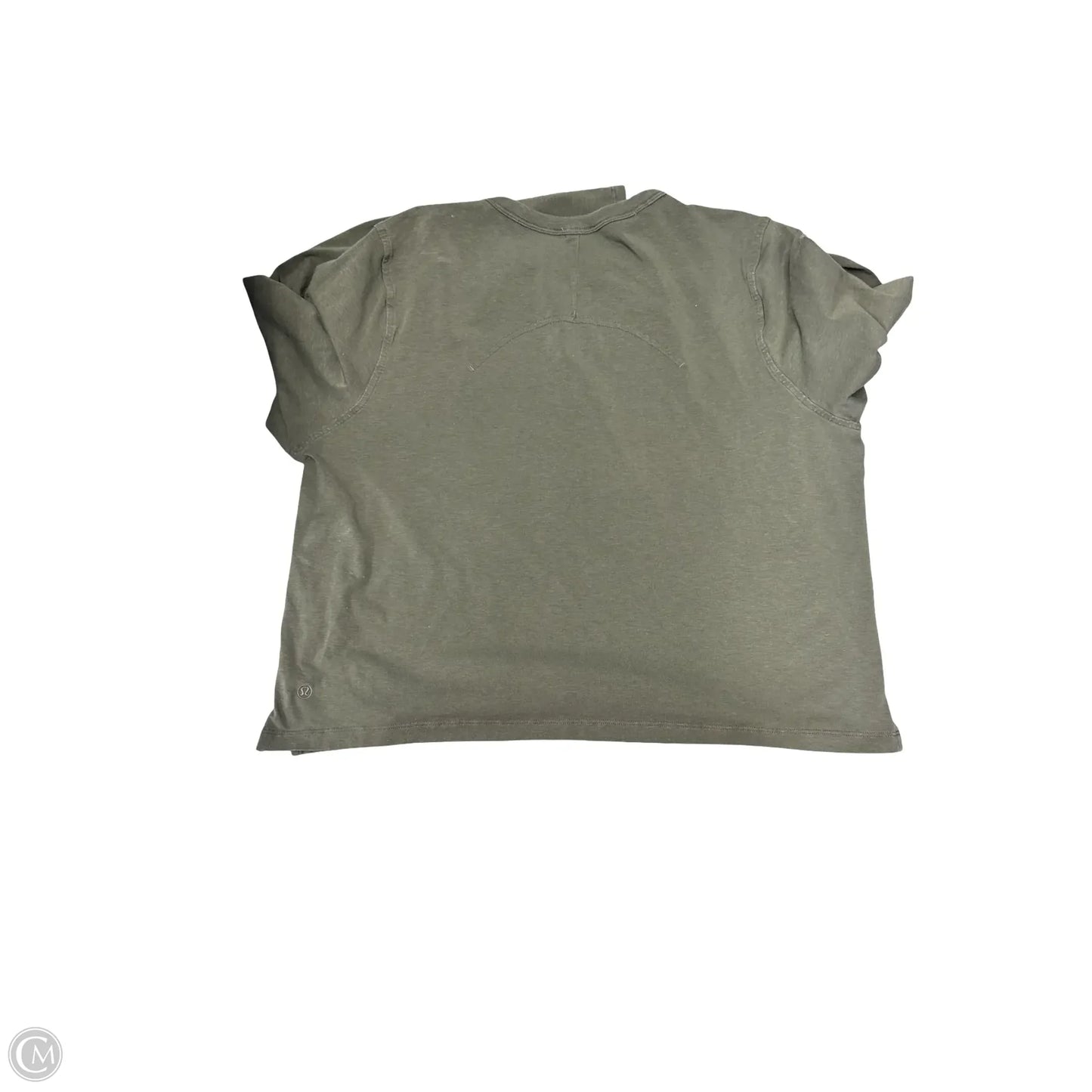 Top Long Sleeve By Lululemon In Green, Size: M