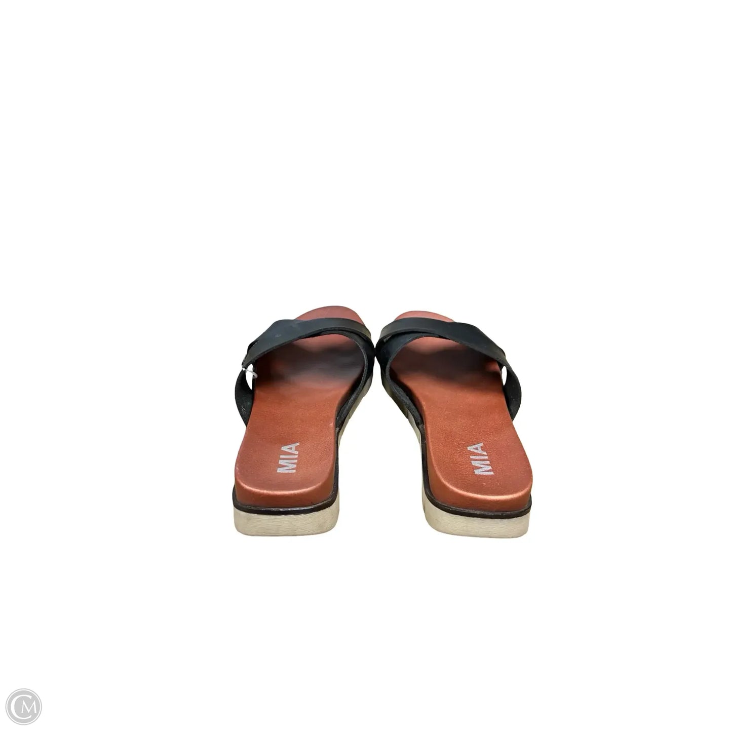 Sandals Flats By Mia In Black, Size: 6.5