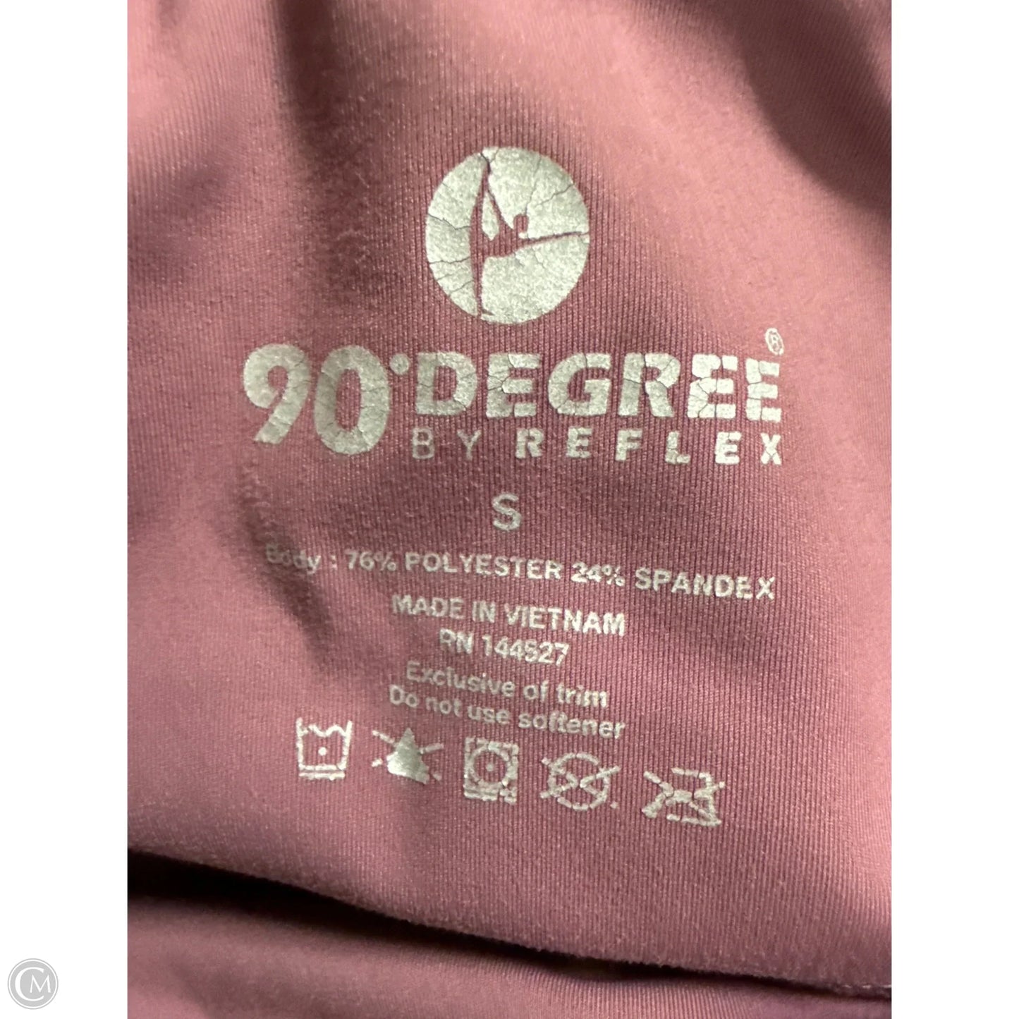 Athletic Leggings By 90 Degrees By Reflex In Purple, Size: S