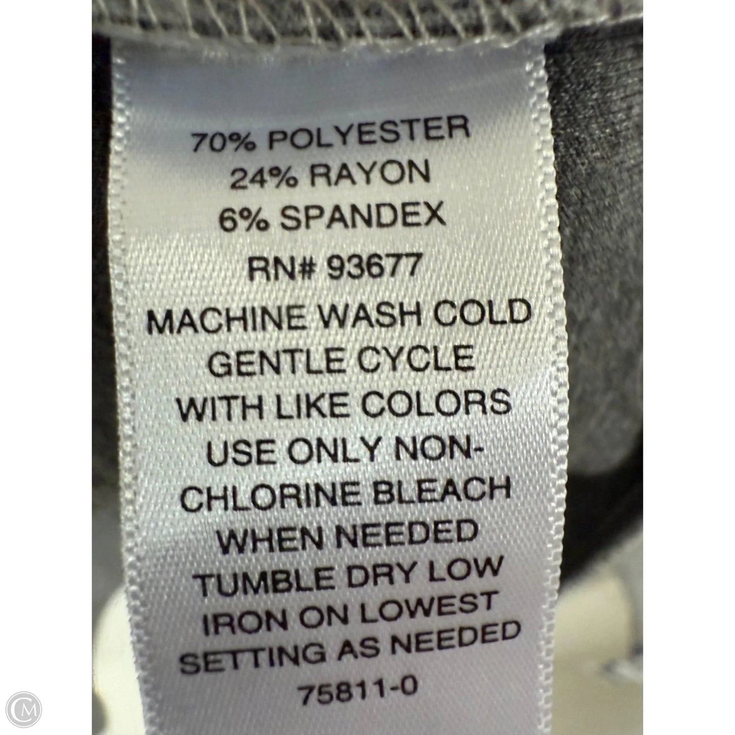 Athletic Top Long Sleeve Crewneck By Xersion In Grey, Size: S