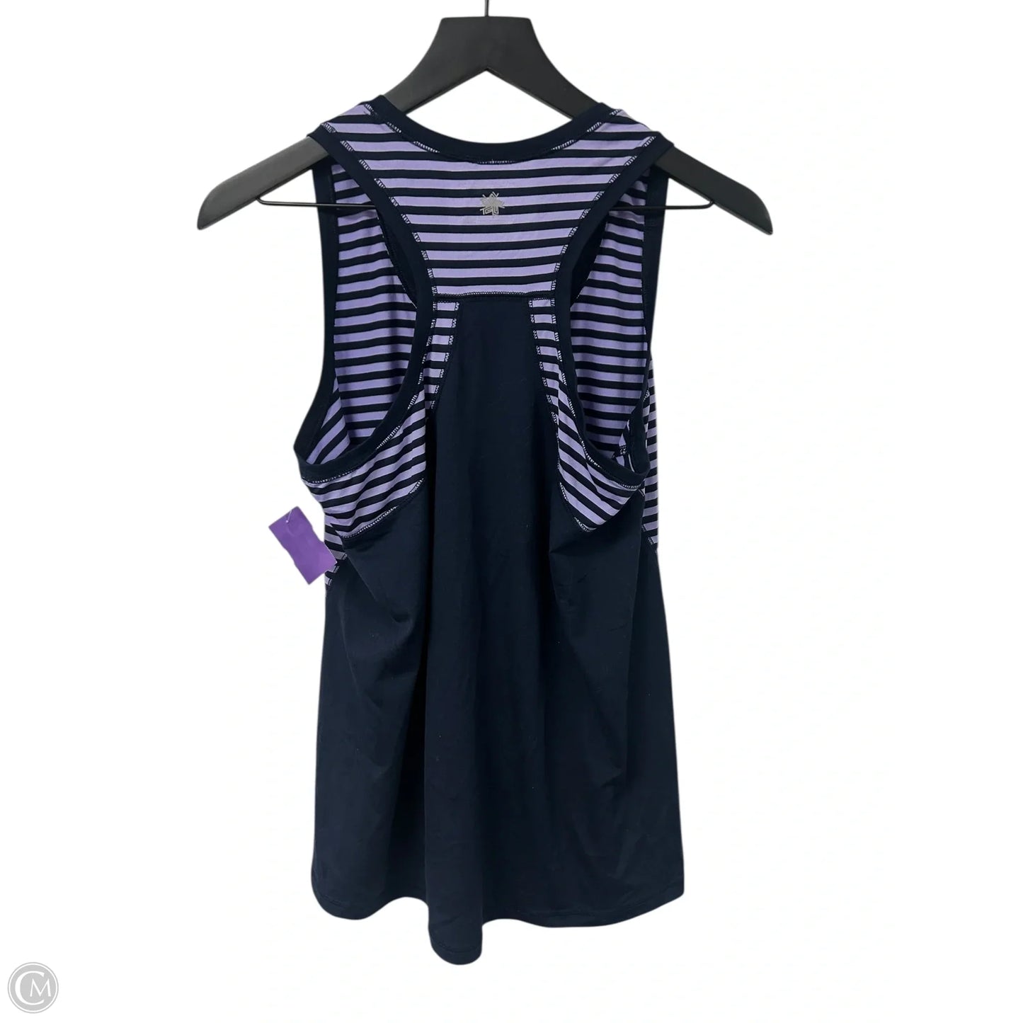 Athletic Tank Top By Tek Gear In Blue & Purple, Size: L