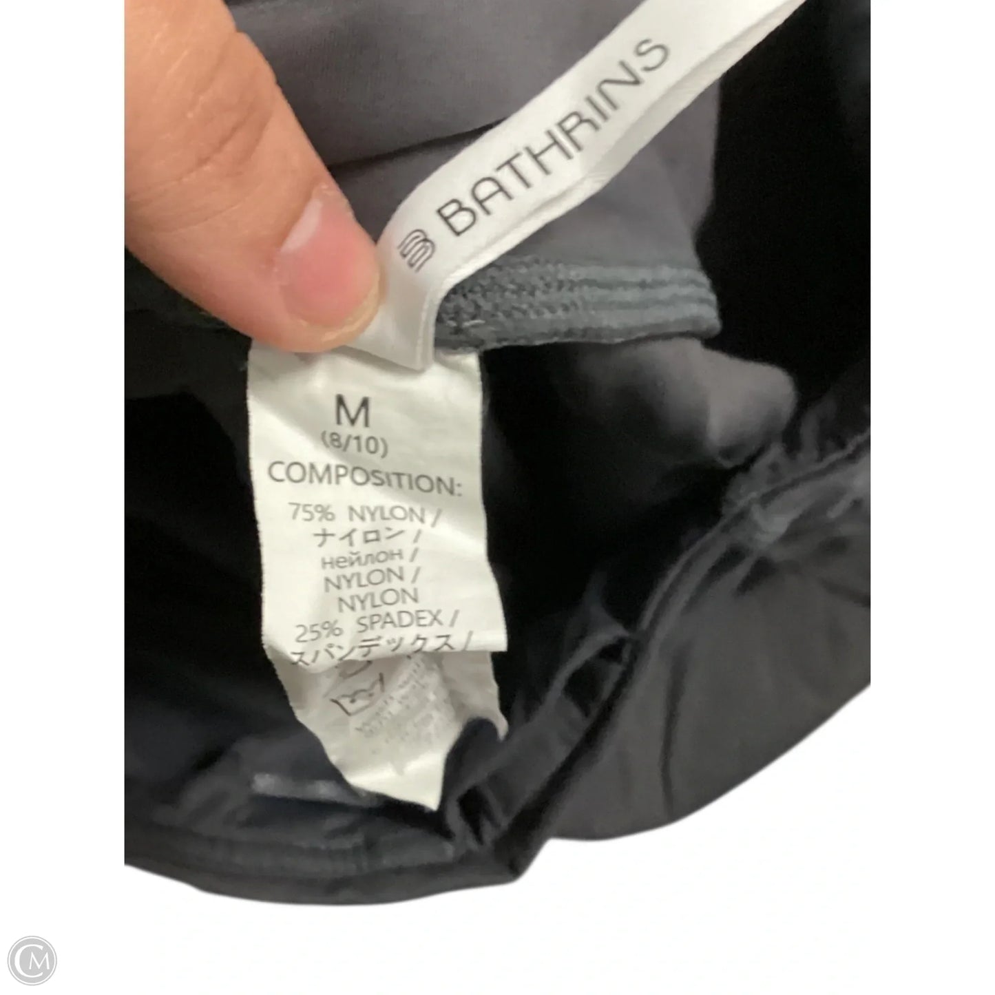 Athletic Leggings By Cme In Grey, Size: M