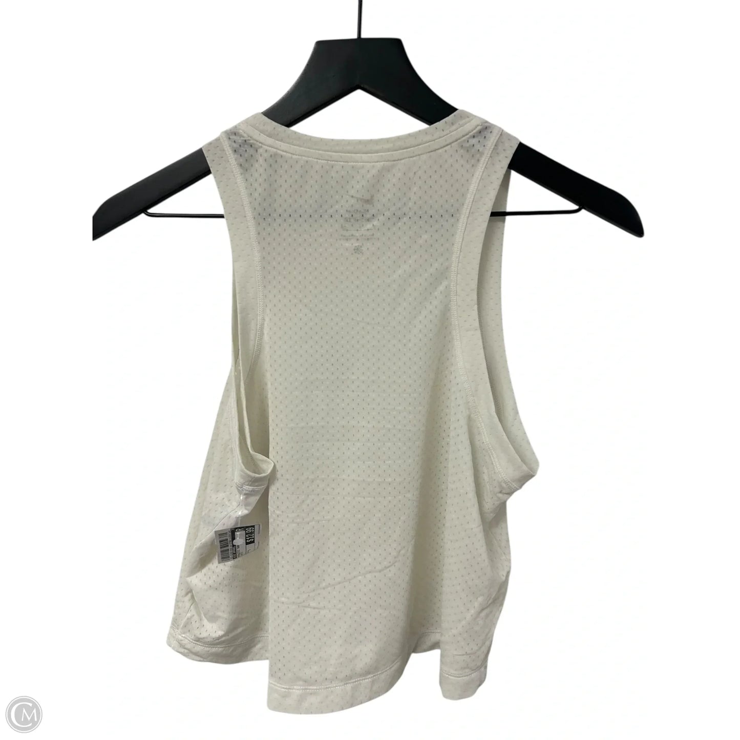 Athletic Tank Top By Nike Apparel In White, Size: S