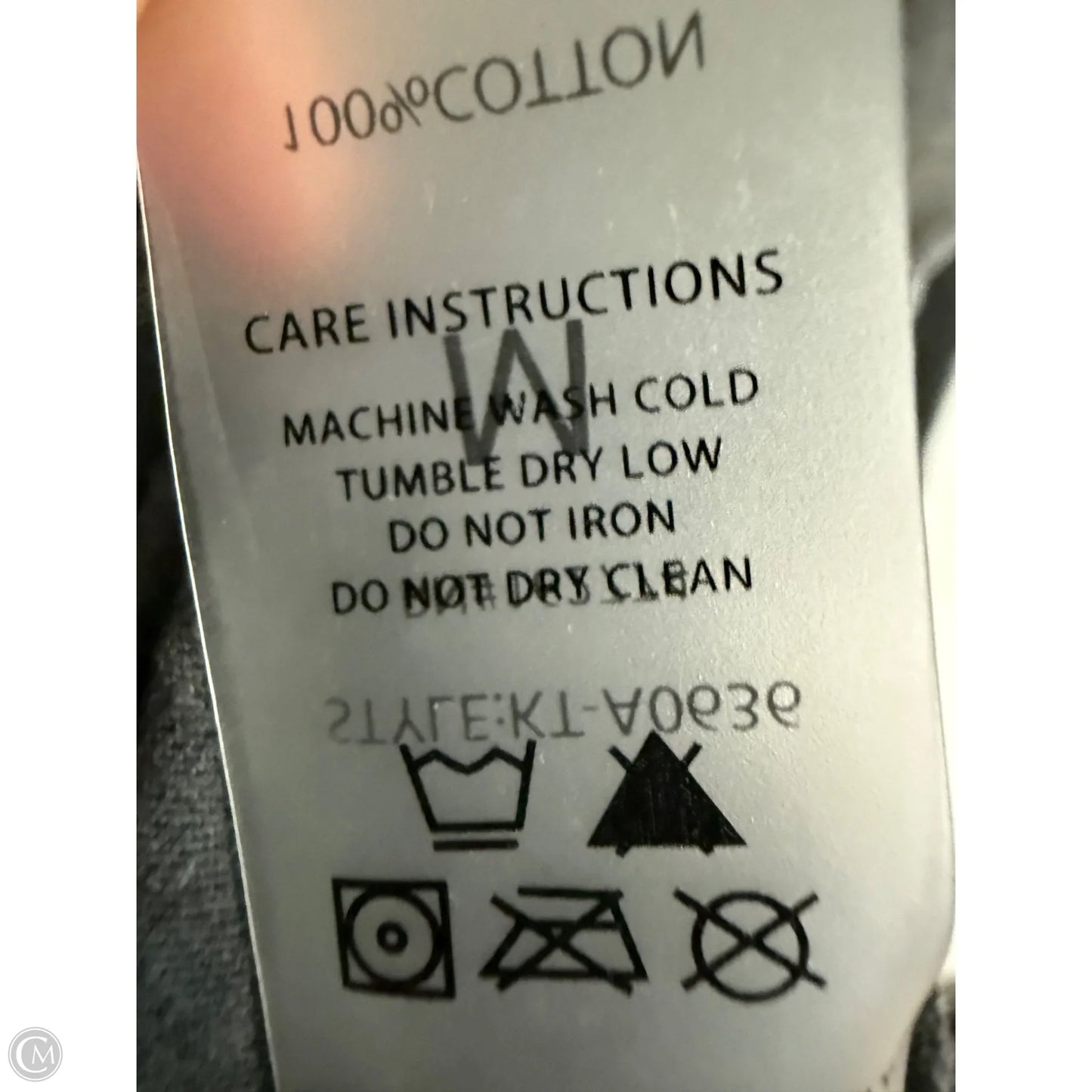 Top Long Sleeve By Mono B In Grey, Size: M