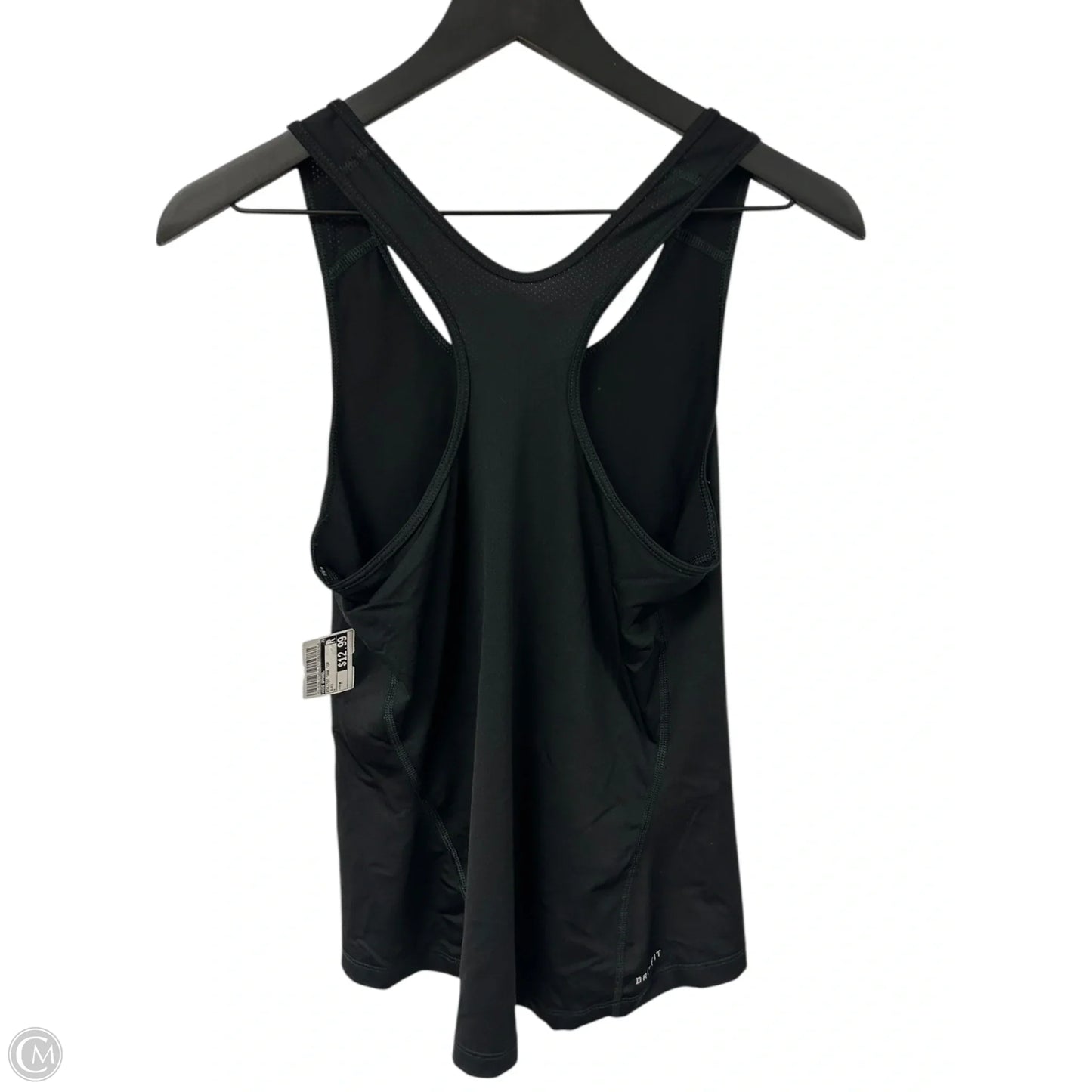 Athletic Tank Top By Nike Apparel In Black, Size: M
