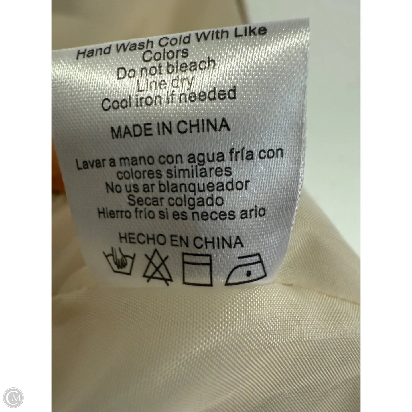 Jacket Moto By Cmc In Tan, Size: S