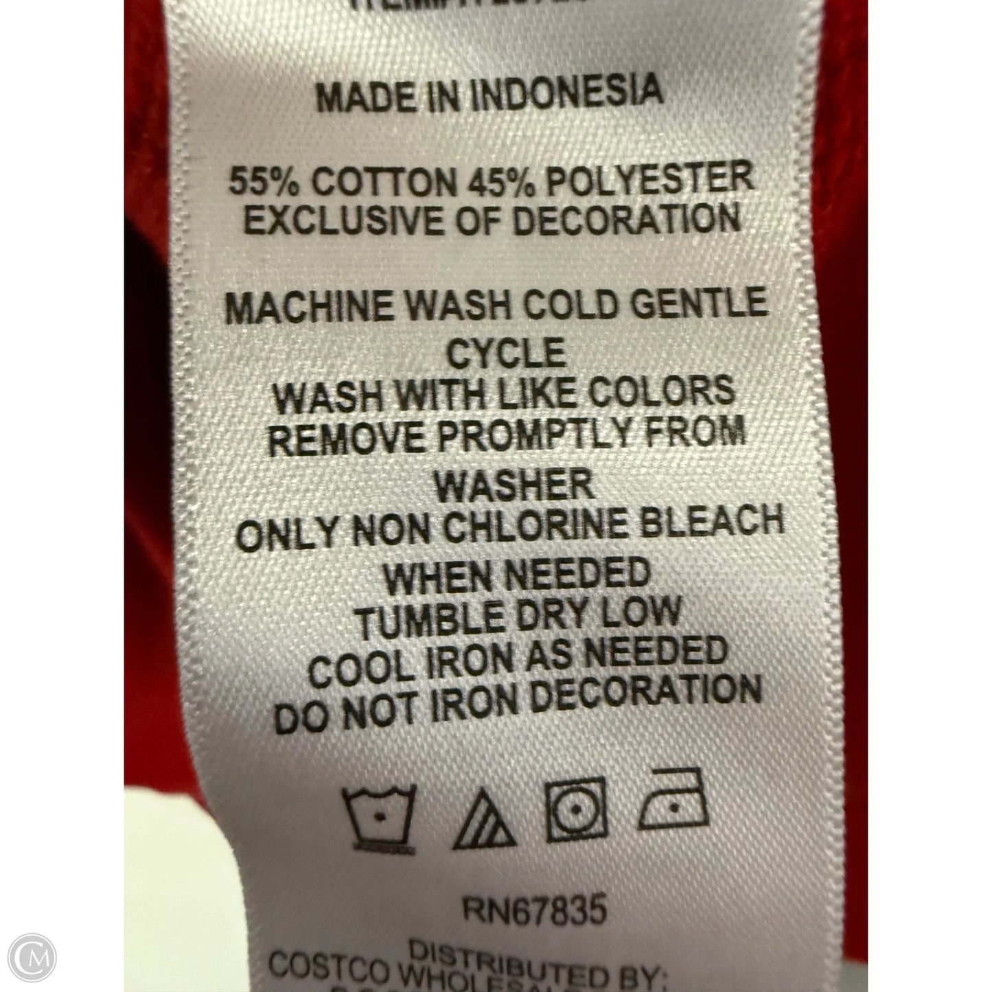 Sweatshirt Collar By Nautica In Blue & Red, Size: S