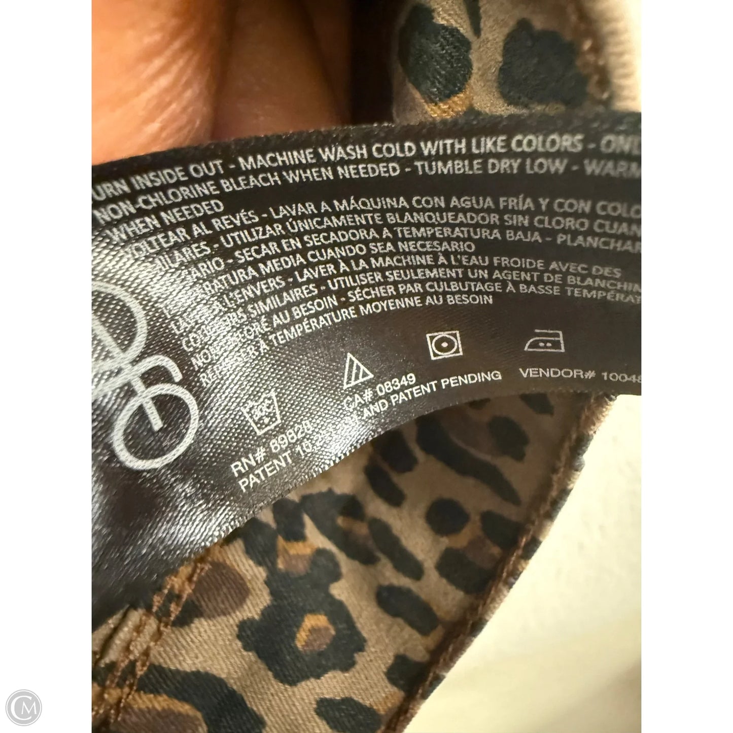 Jacket Denim By Nine West Apparel In Leopard Print, Size: Xl