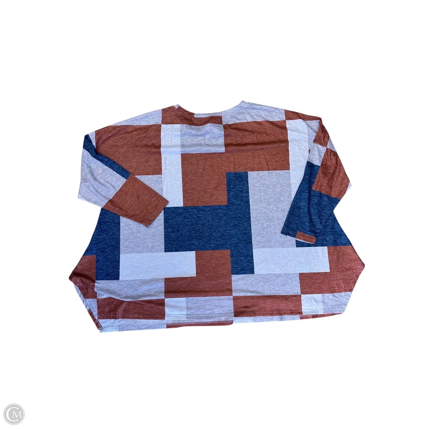 Top Long Sleeve Basic By Bloomchic In Multi-colored, Size: 3x