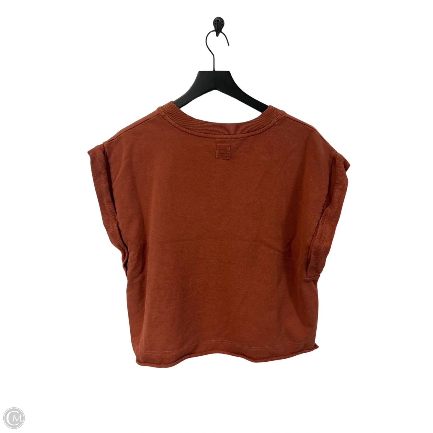 Top Short Sleeve By Calia In Orange, Size: M