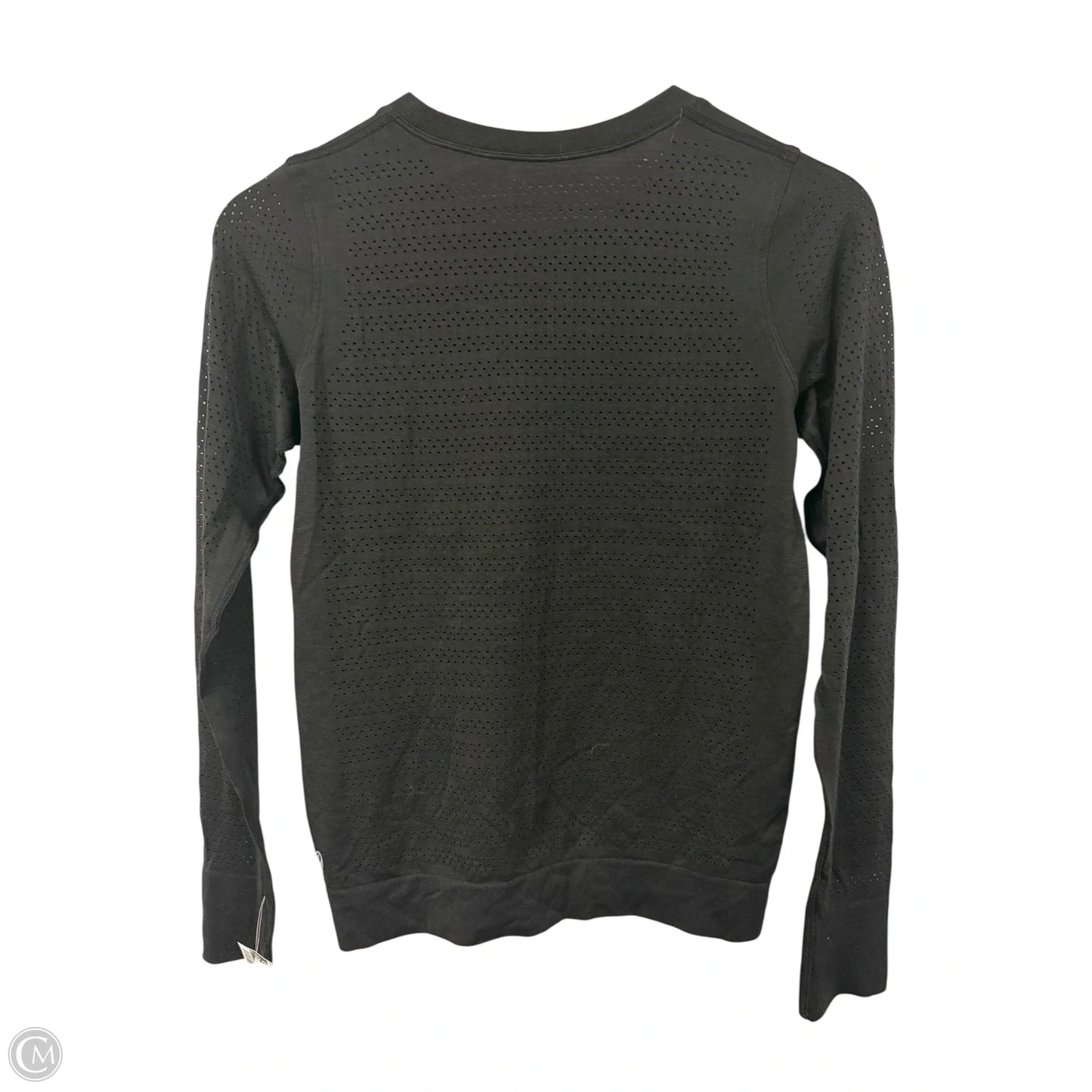 Athletic Top Long Sleeve Crewneck By Lululemon In Black, Size: 2