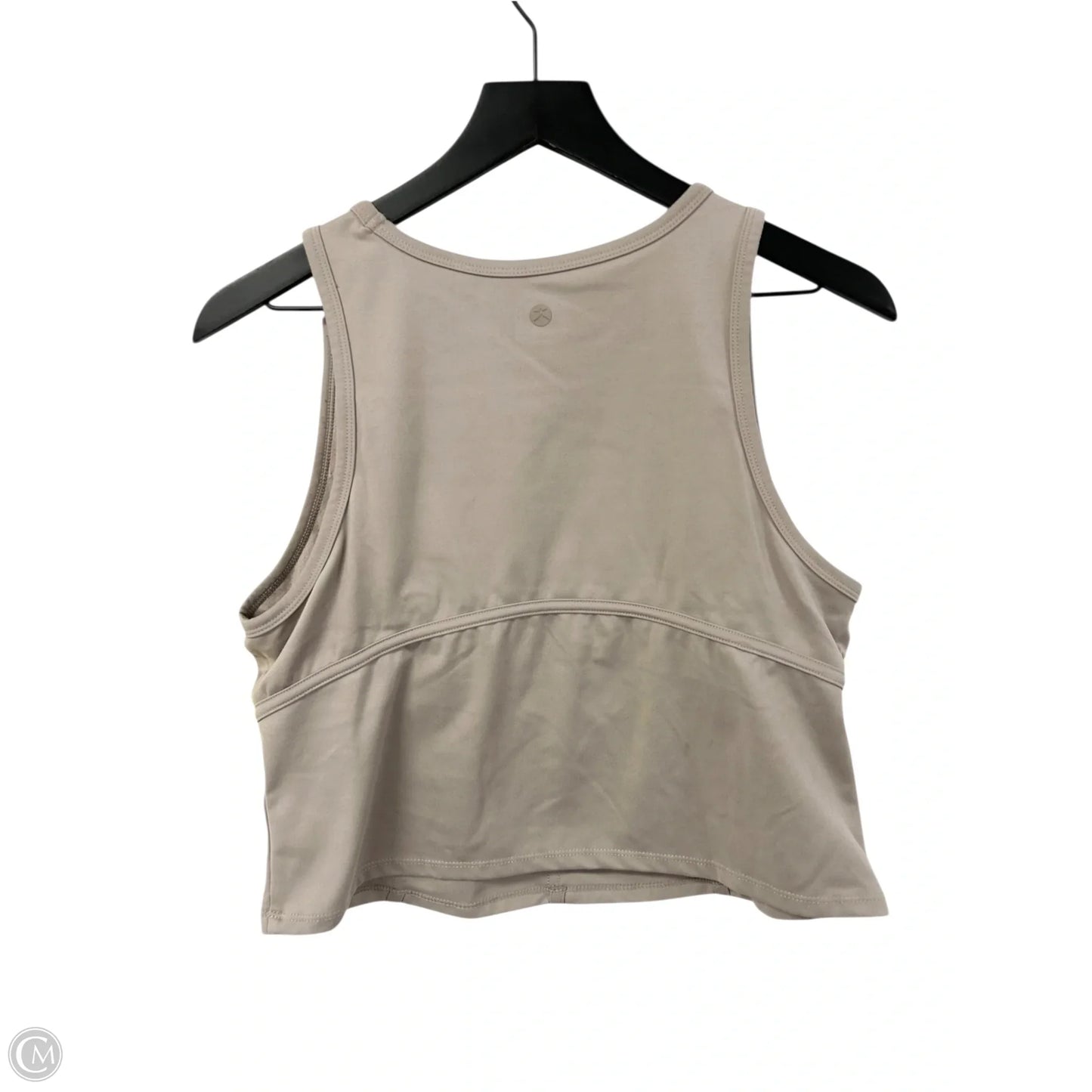 Athletic Tank Top By Danskin In Taupe, Size: L