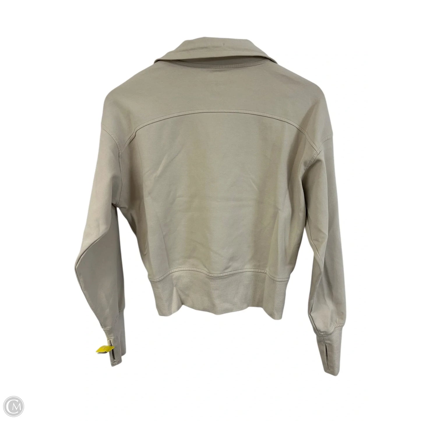 Athletic Sweatshirt Collar By Old Navy In Cream, Size: S