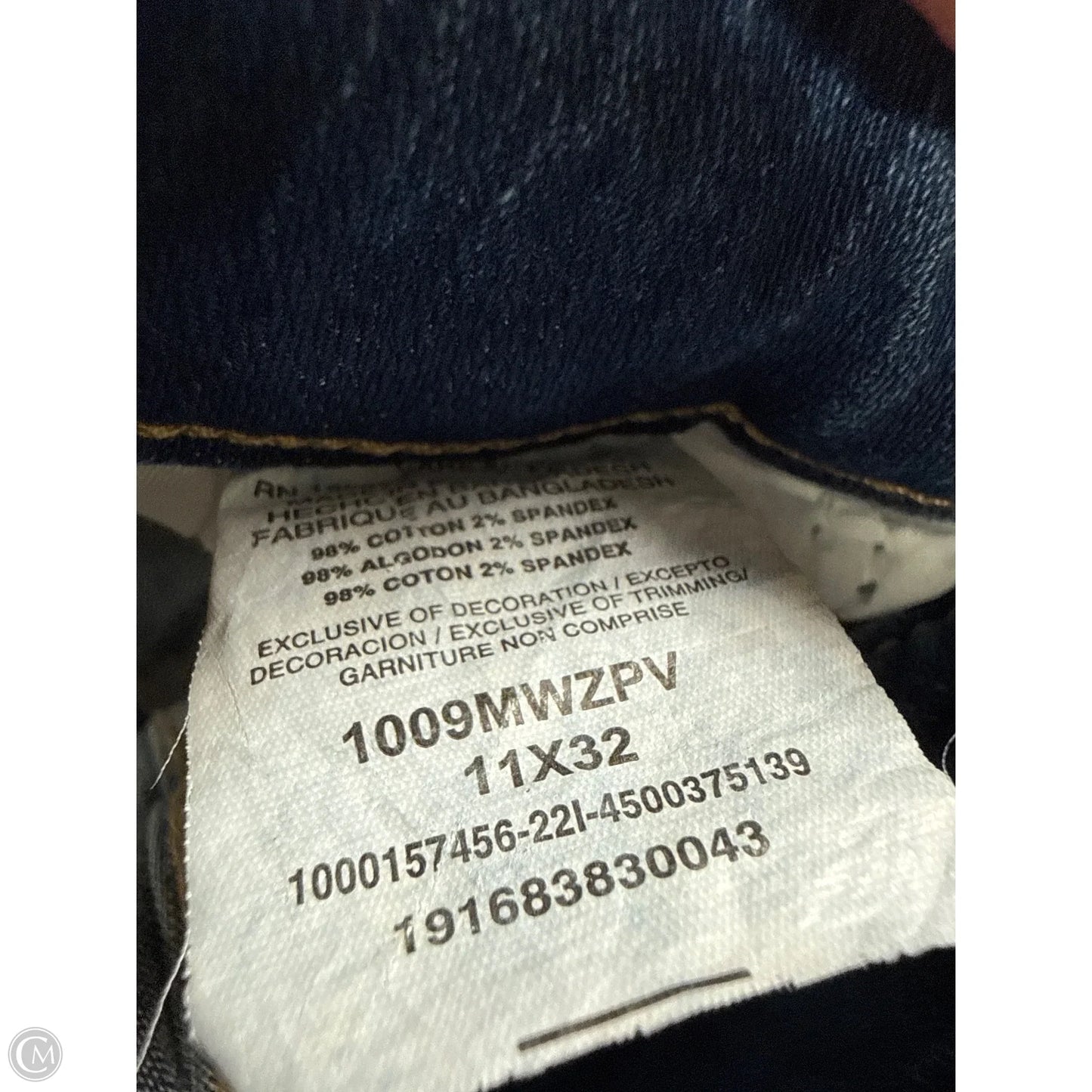 Jeans Boot Cut By Wrangler In Blue Denim, Size: 12