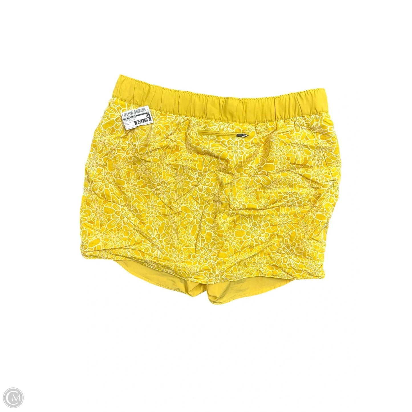 Athletic Skort By The North Face In White & Yellow, Size: L
