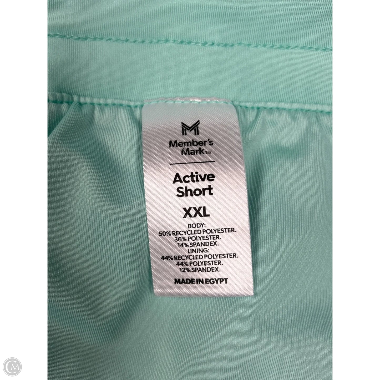 Athletic Shorts By Members Mark In Green, Size: Xxl