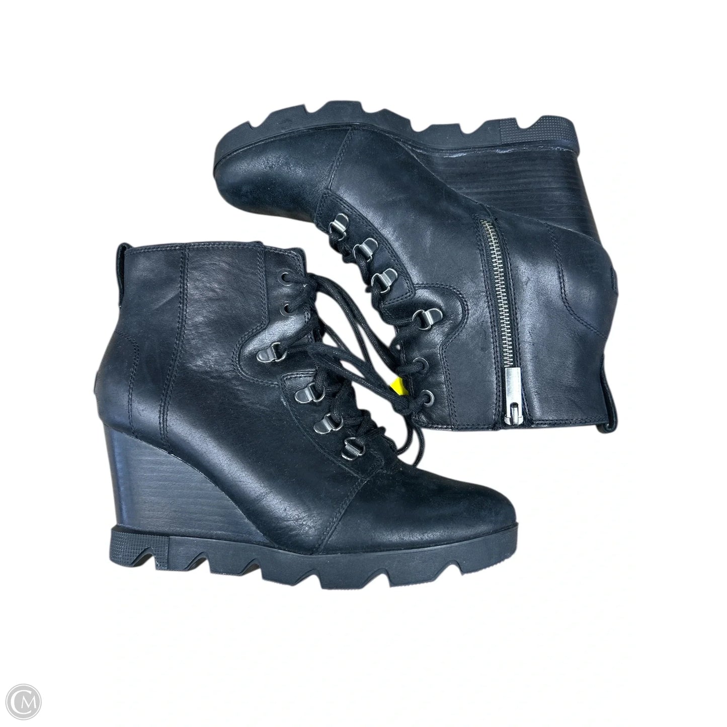 Boots Ankle Heels By Sorel In Black, Size: 10