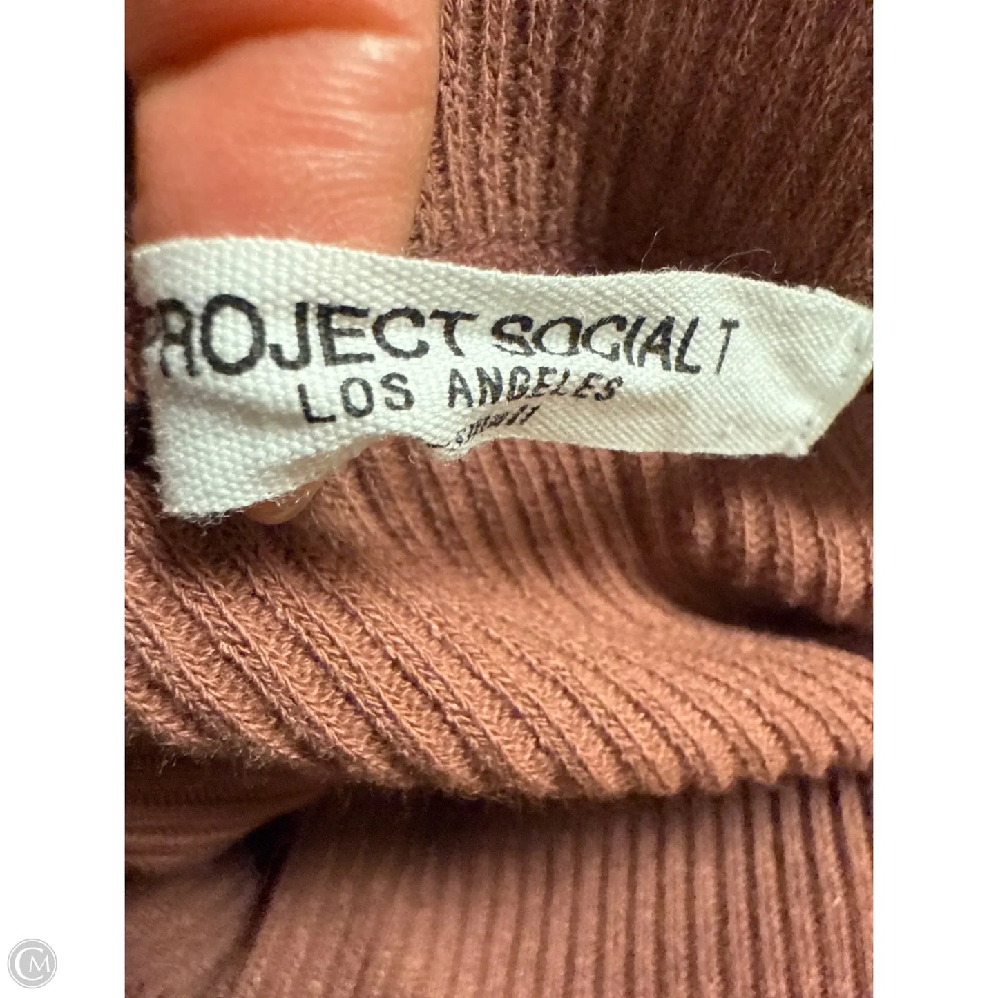 Skirt Midi By Project Social Tee In Brown, Size: Xs