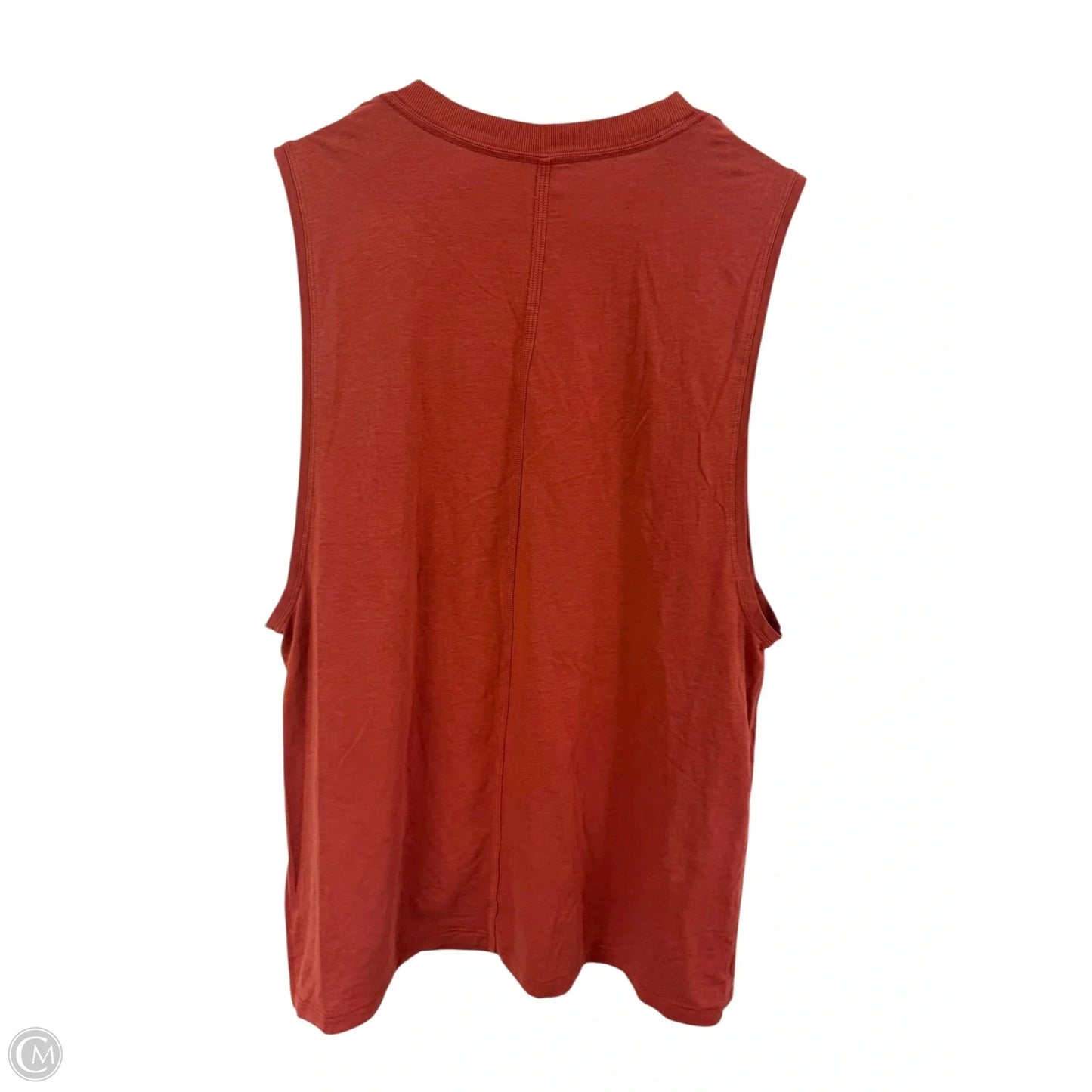 Athletic Tank Top By Lululemon In Orange, Size: 12