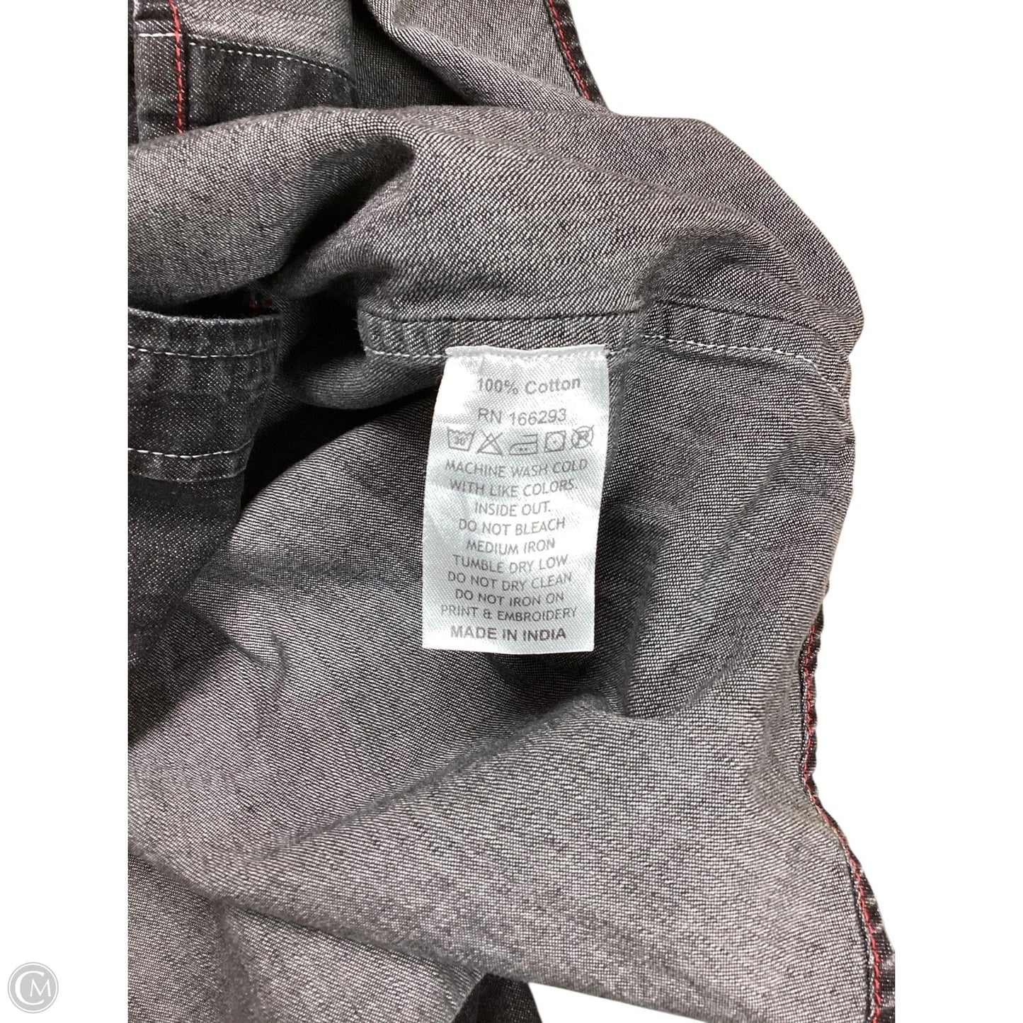 Blouse Long Sleeve By Clothes Mentor In Black, Size: Xl