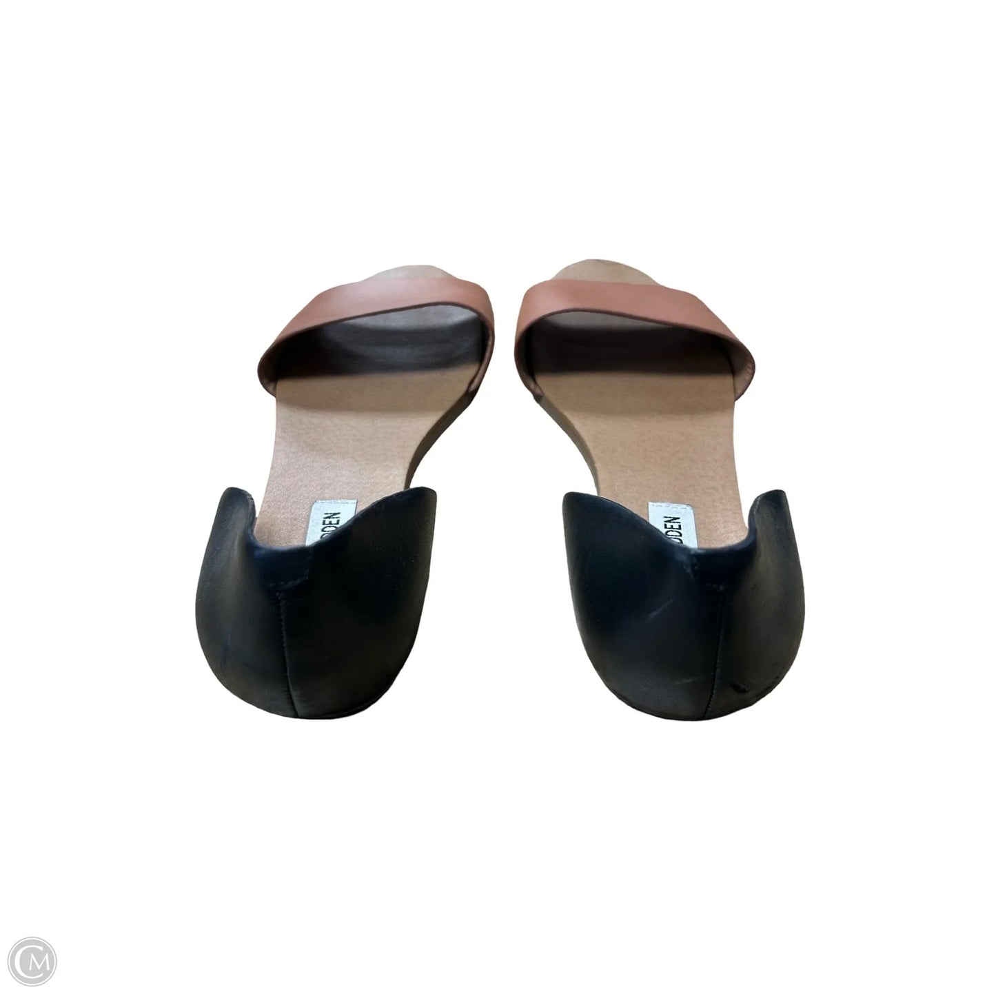 Sandals Flats By Steve Madden In Black & Brown, Size: 12