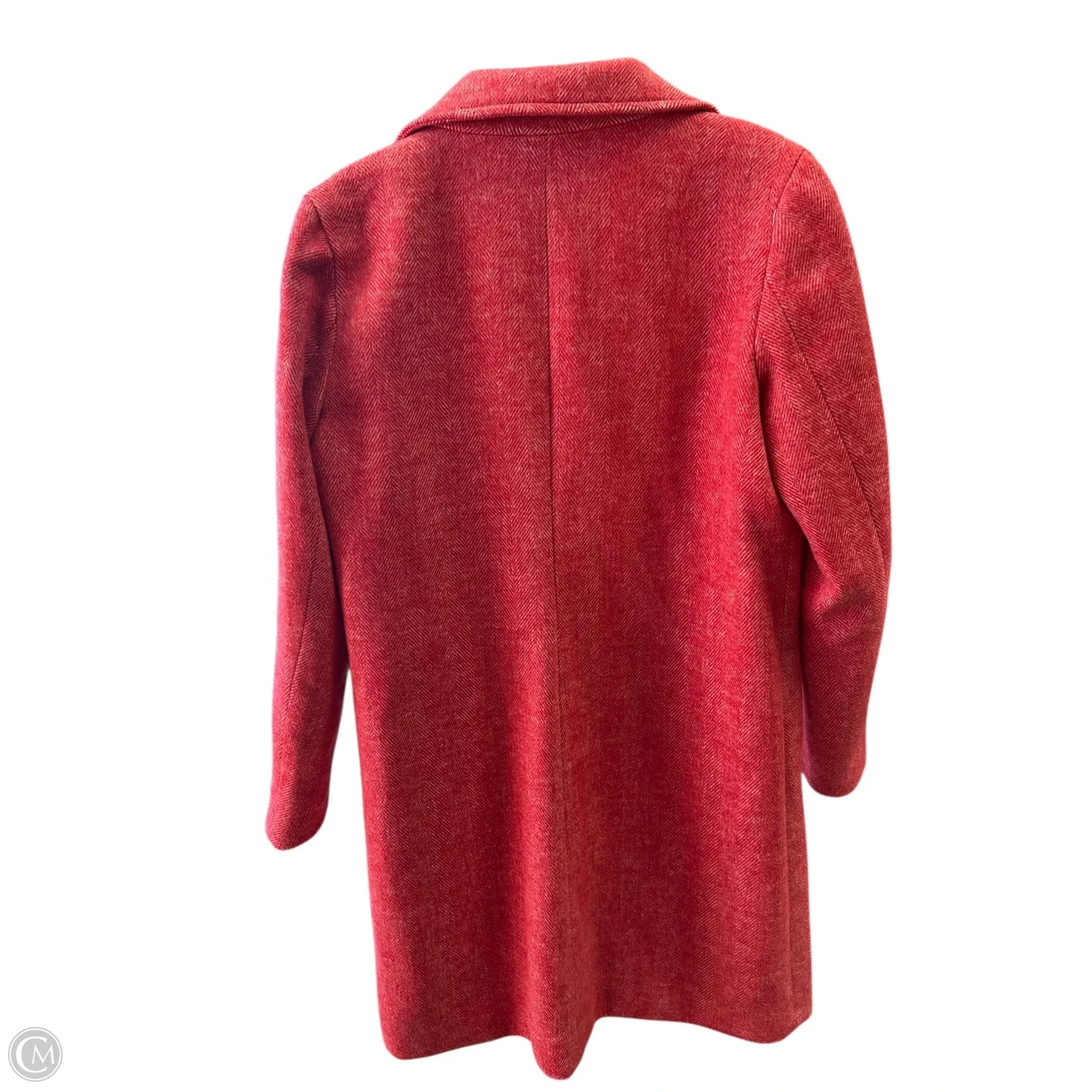 Coat Trench Coat By Apt 9 In Red, Size: M