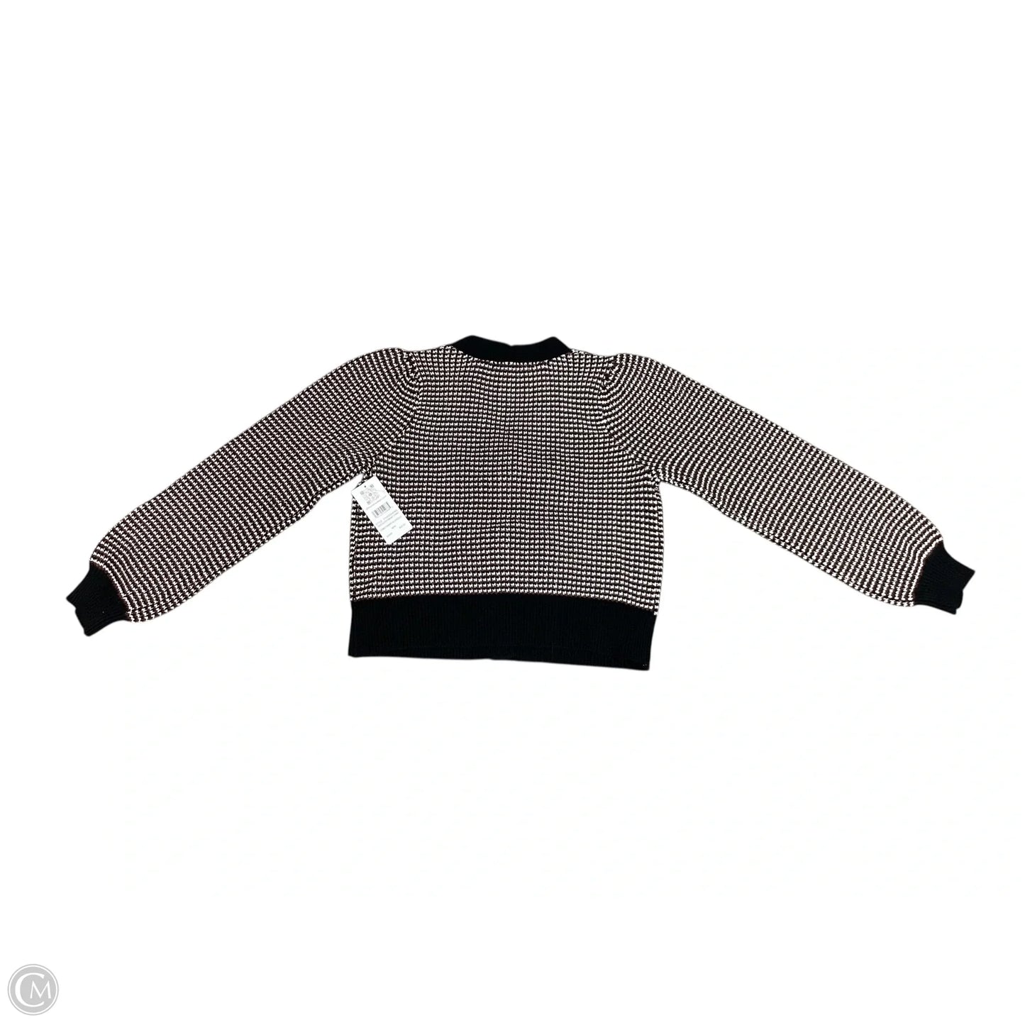 Sweater Cardigan By 89th And Madison In Black & Brown, Size: M