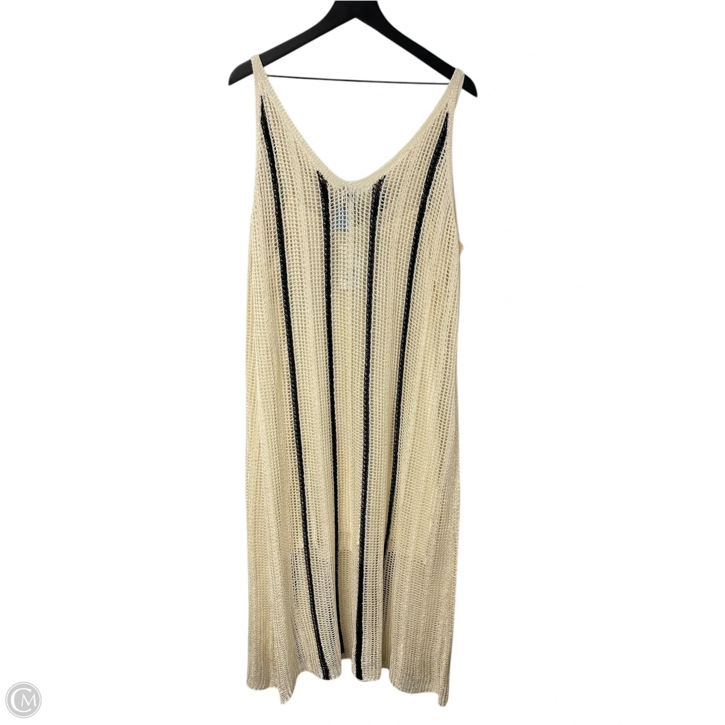 Dress Casual Maxi By A New Day In Black & Cream, Size: 2x