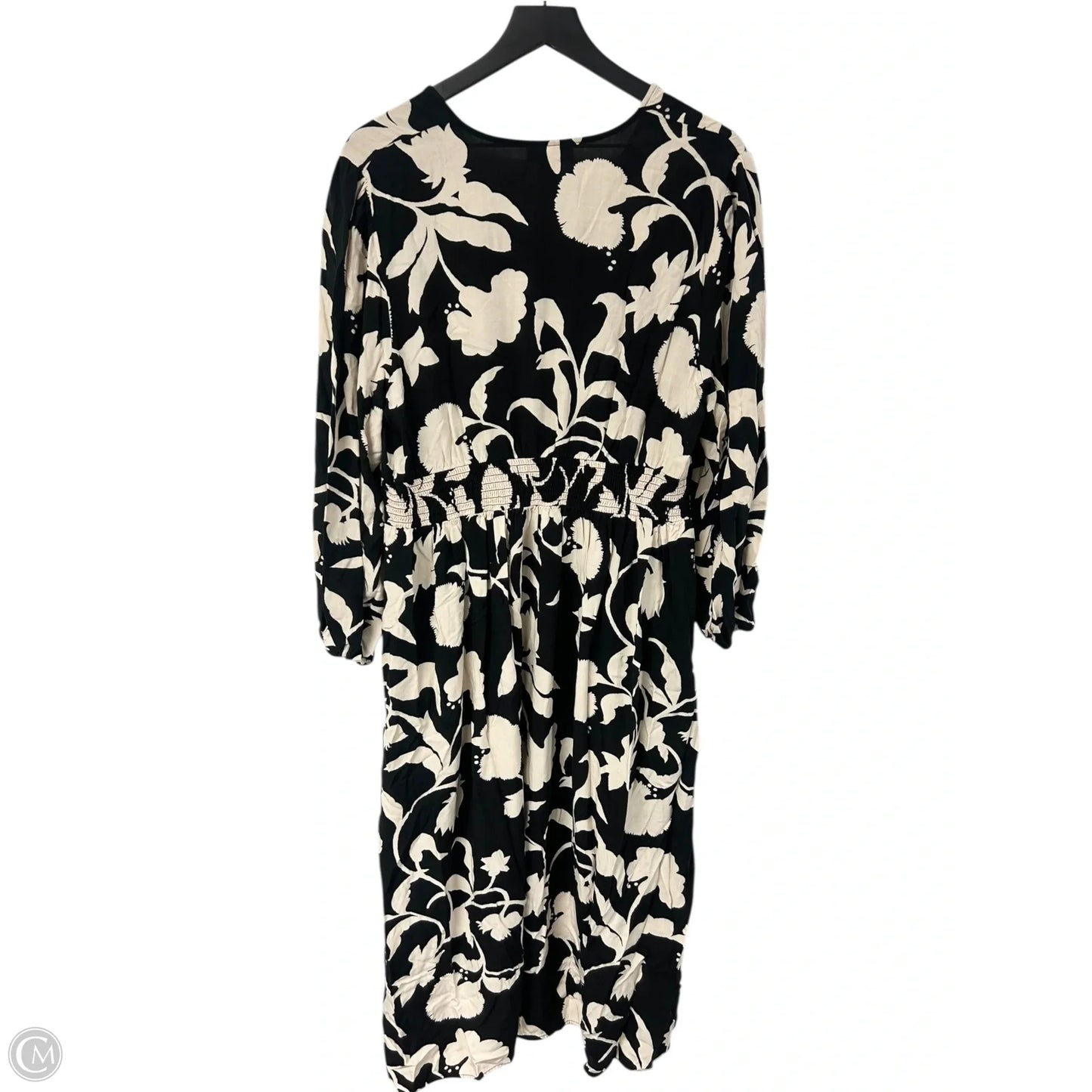 Dress Casual Maxi By Knox Rose In Black & Cream, Size: Xl