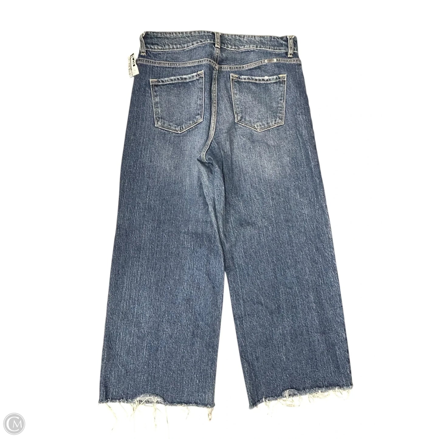 Jeans Cropped By Kancan In Blue Denim, Size: 10