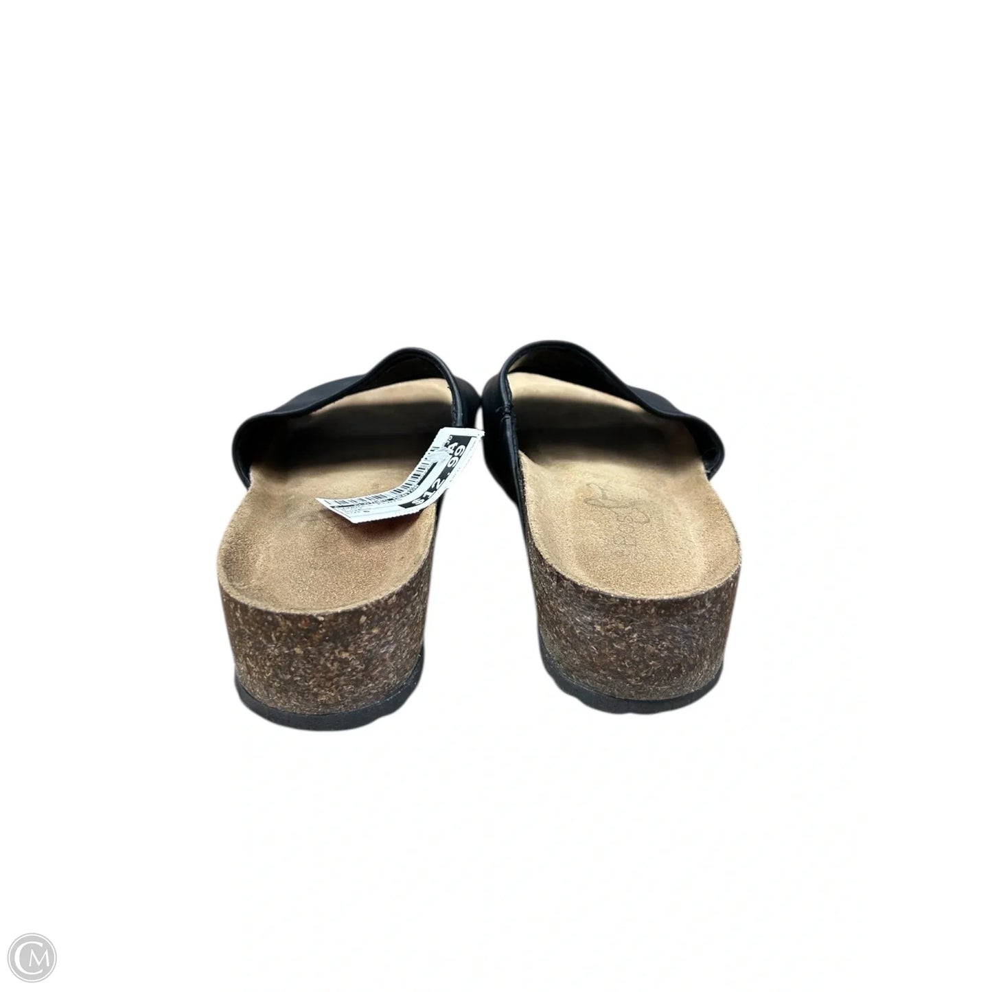 Sandals Flats By Clothes Mentor In Black, Size: 6