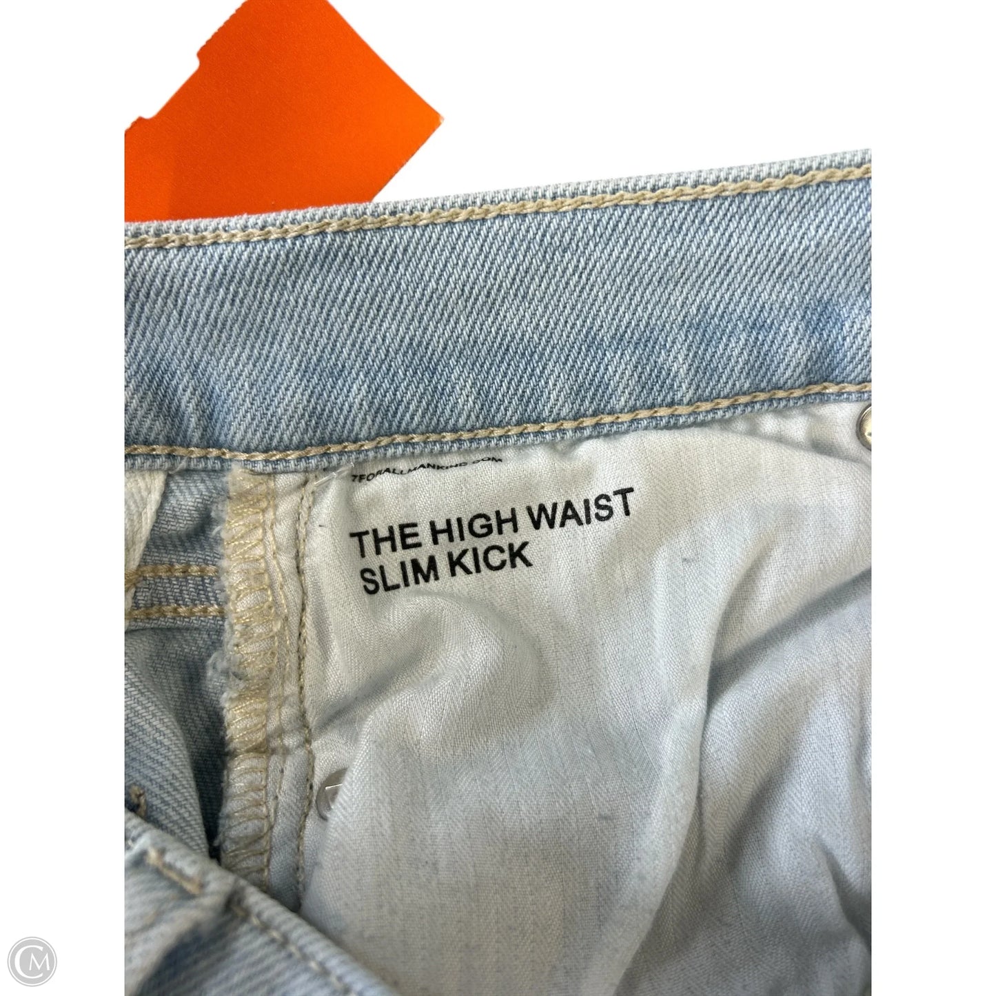 Jeans Cropped By 7 For All Mankind In Blue Denim, Size: 6