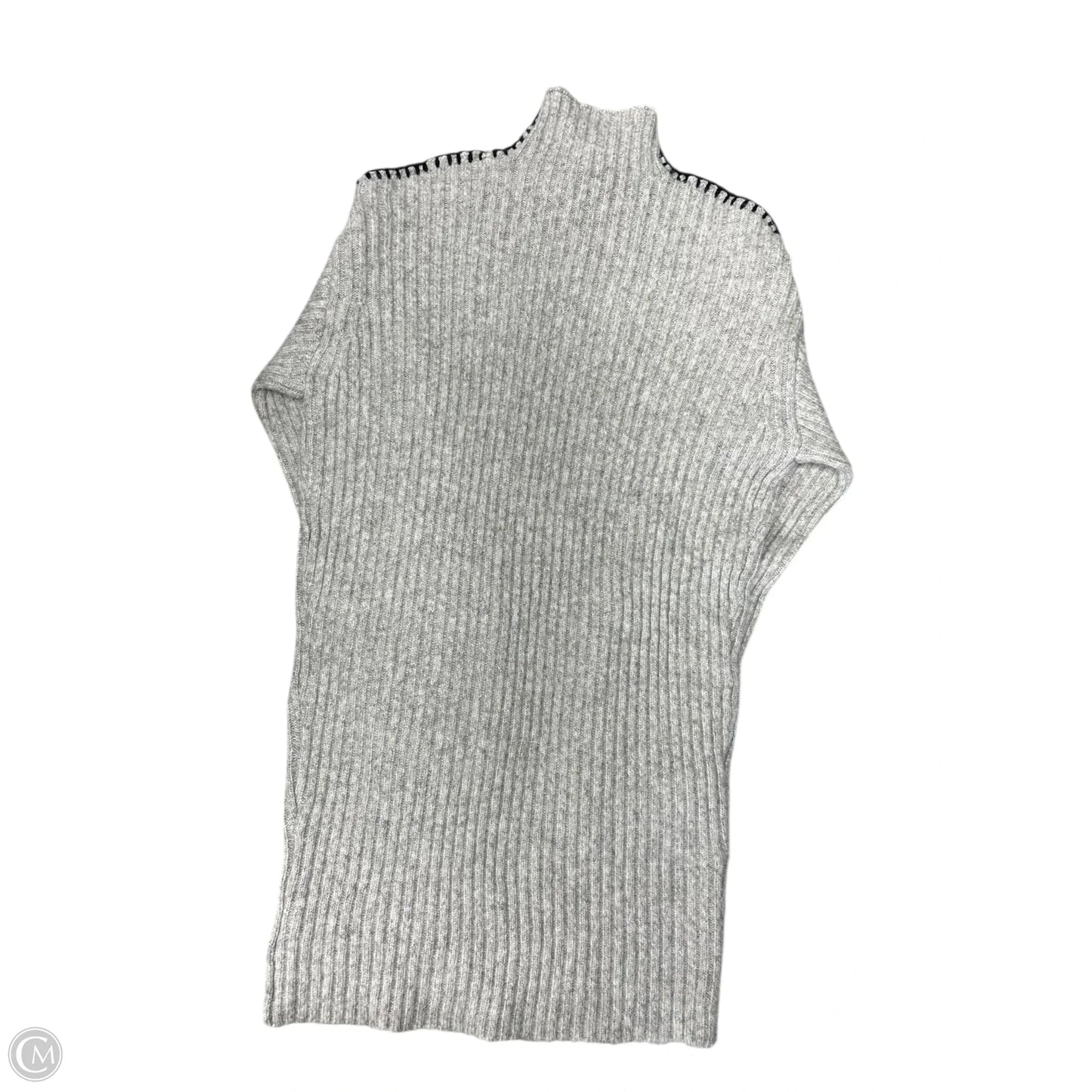 Dress Sweater By Steve Madden In Black & Grey, Size: Xs