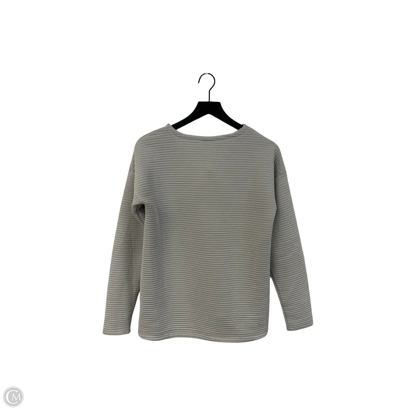 Sweatshirt Crewneck By Mondetta In Grey, Size: S