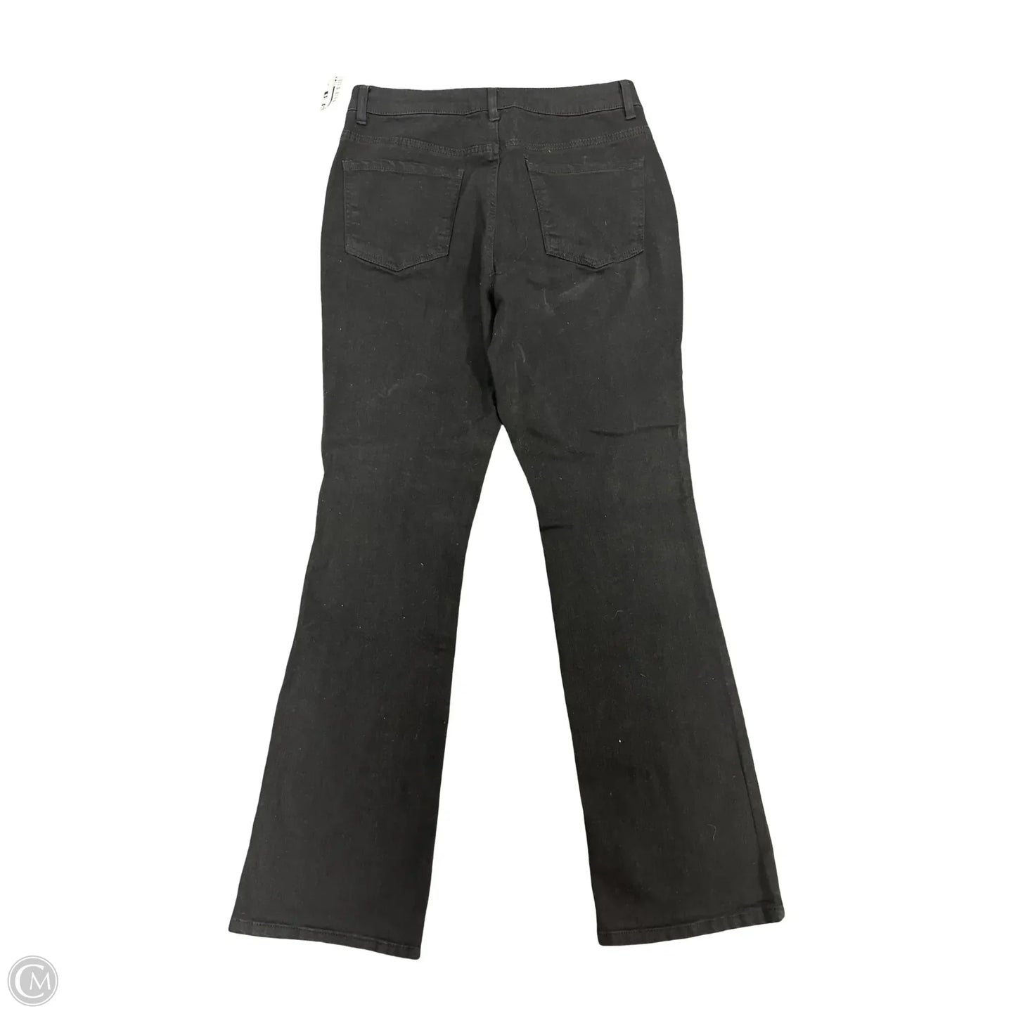 Jeans Straight By D Jeans In Black Denim, Size: 10