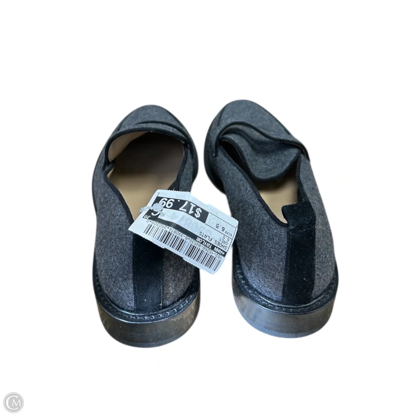 Shoes Flats By Ann Taylor In Grey, Size: 6.5
