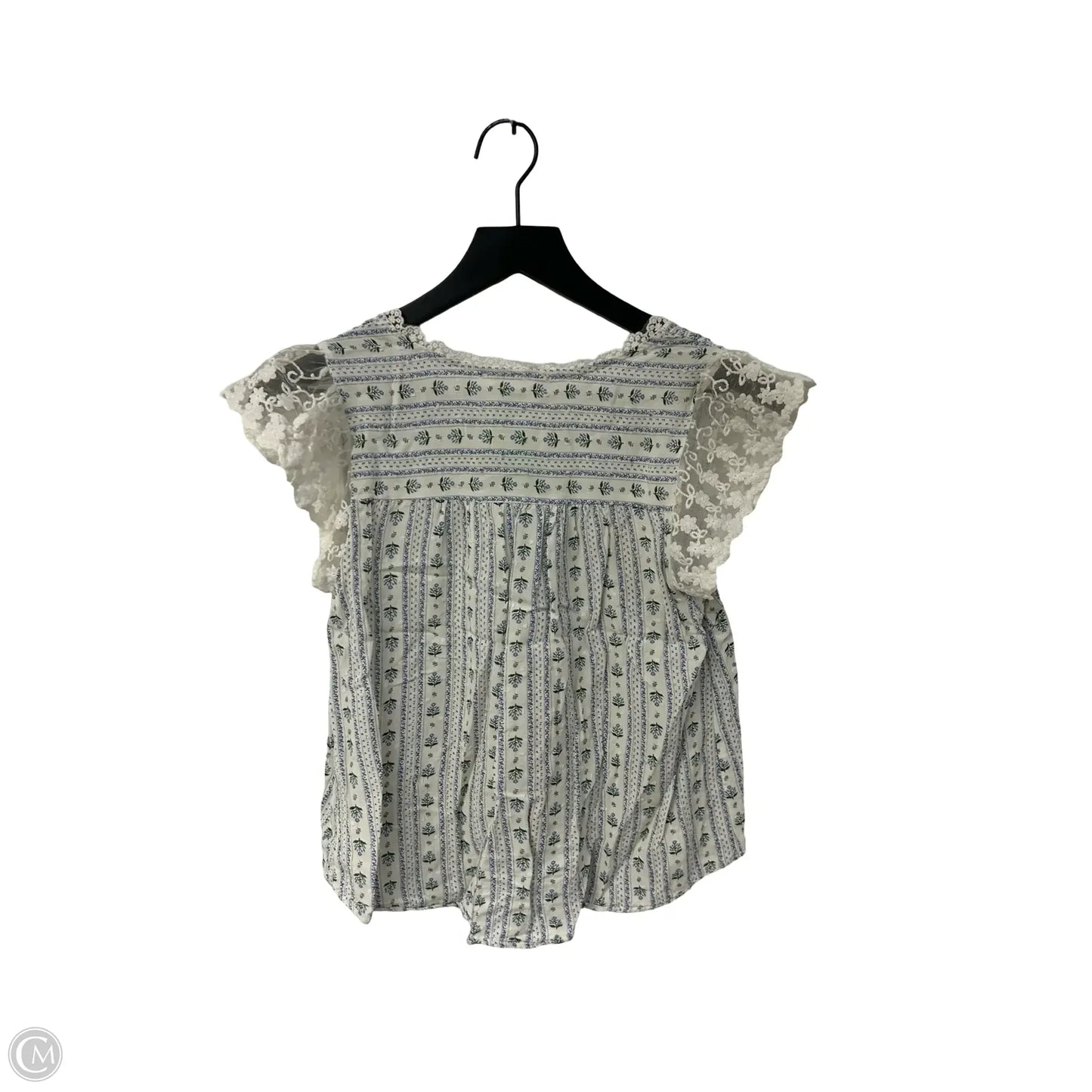 Top Short Sleeve By Mine In Floral Print, Size: S